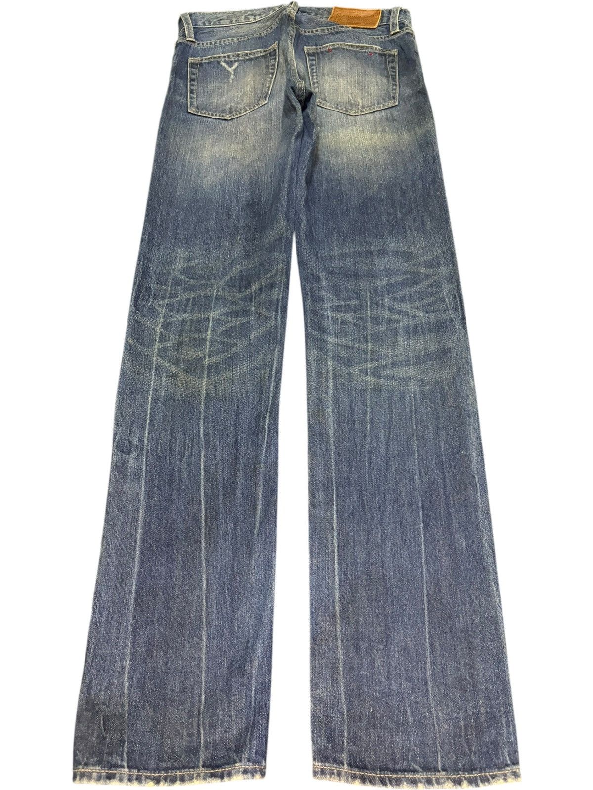 Edwin Vintage Japanese Brand Faded Wash Distressed Jeans Size 28" / US 6 / IT 42 - 2 Thumbnail