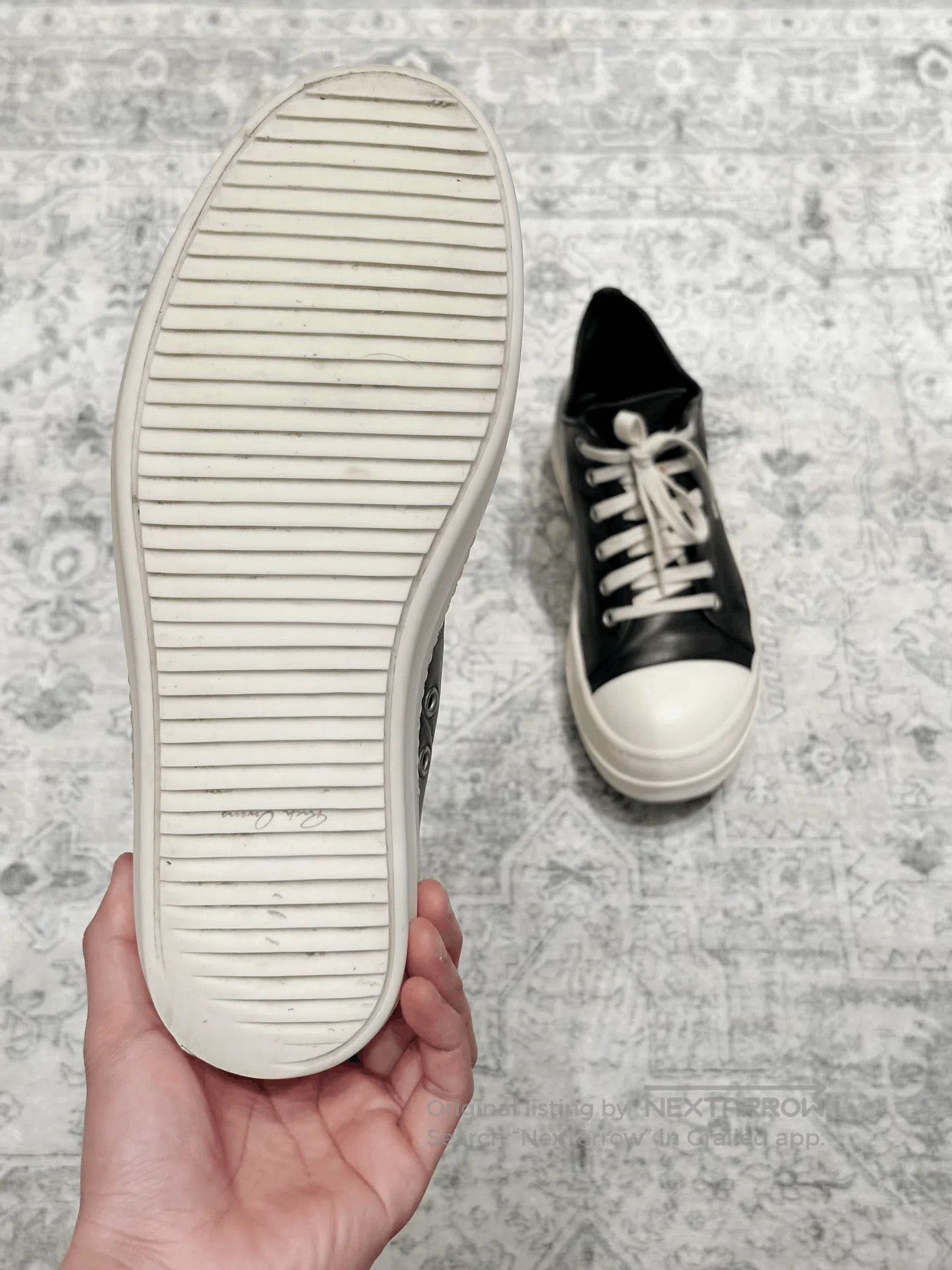 Rick Owens Rick Owens Main Line Leather Low-Top. Size US 8.5 / EU 41-42 - 8 Thumbnail
