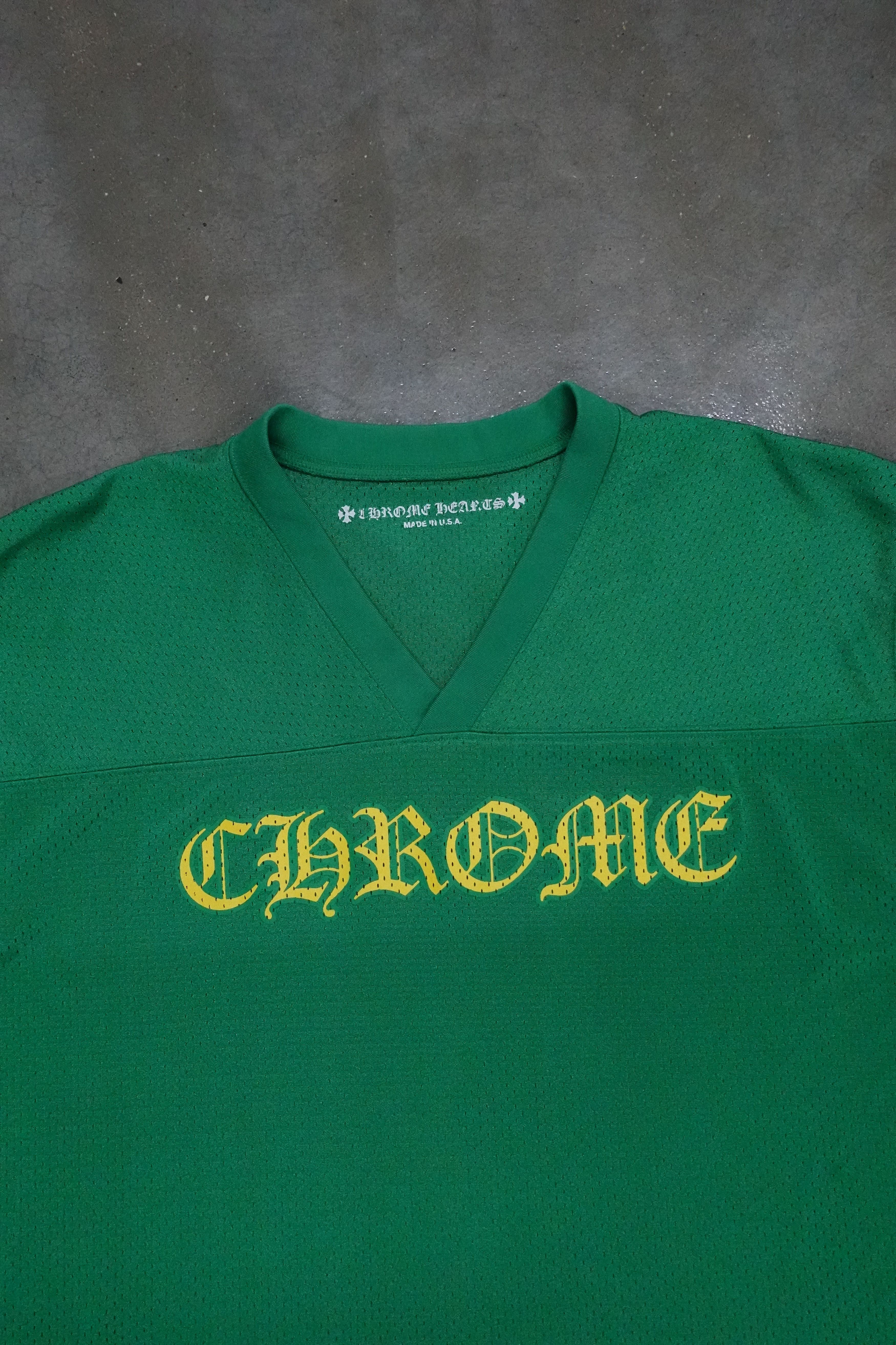 Chrome Hearts CHROME HEARTS MESH JERSEY SHORT SLEEVE GREEN Size US L / EU 52-54 / 3 - 3 Thumbnail
