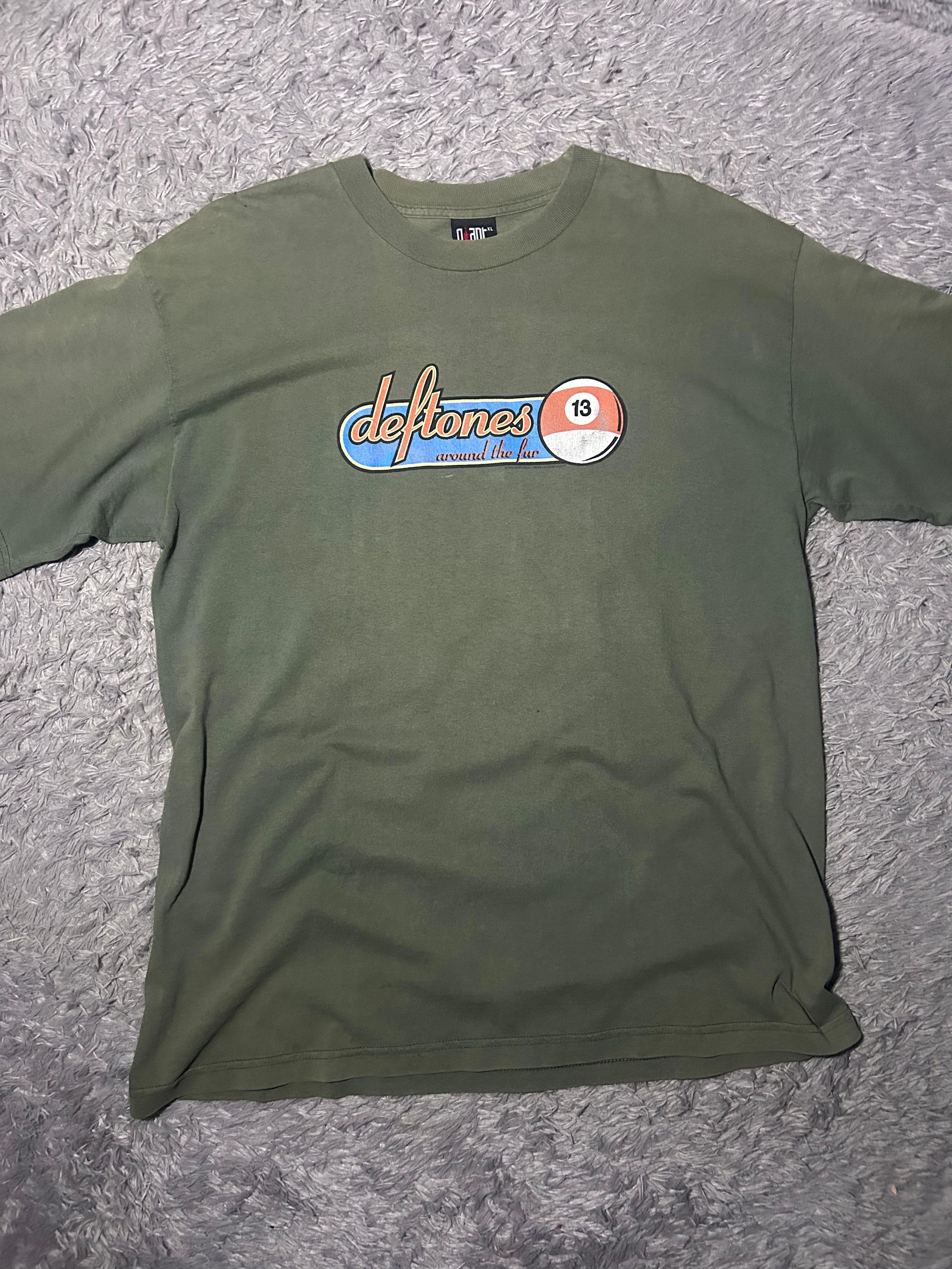Band Tees Rare vintage Deftones 13 balls 1998 around the fur Size US XL / EU 56 / 4 - 3 Thumbnail