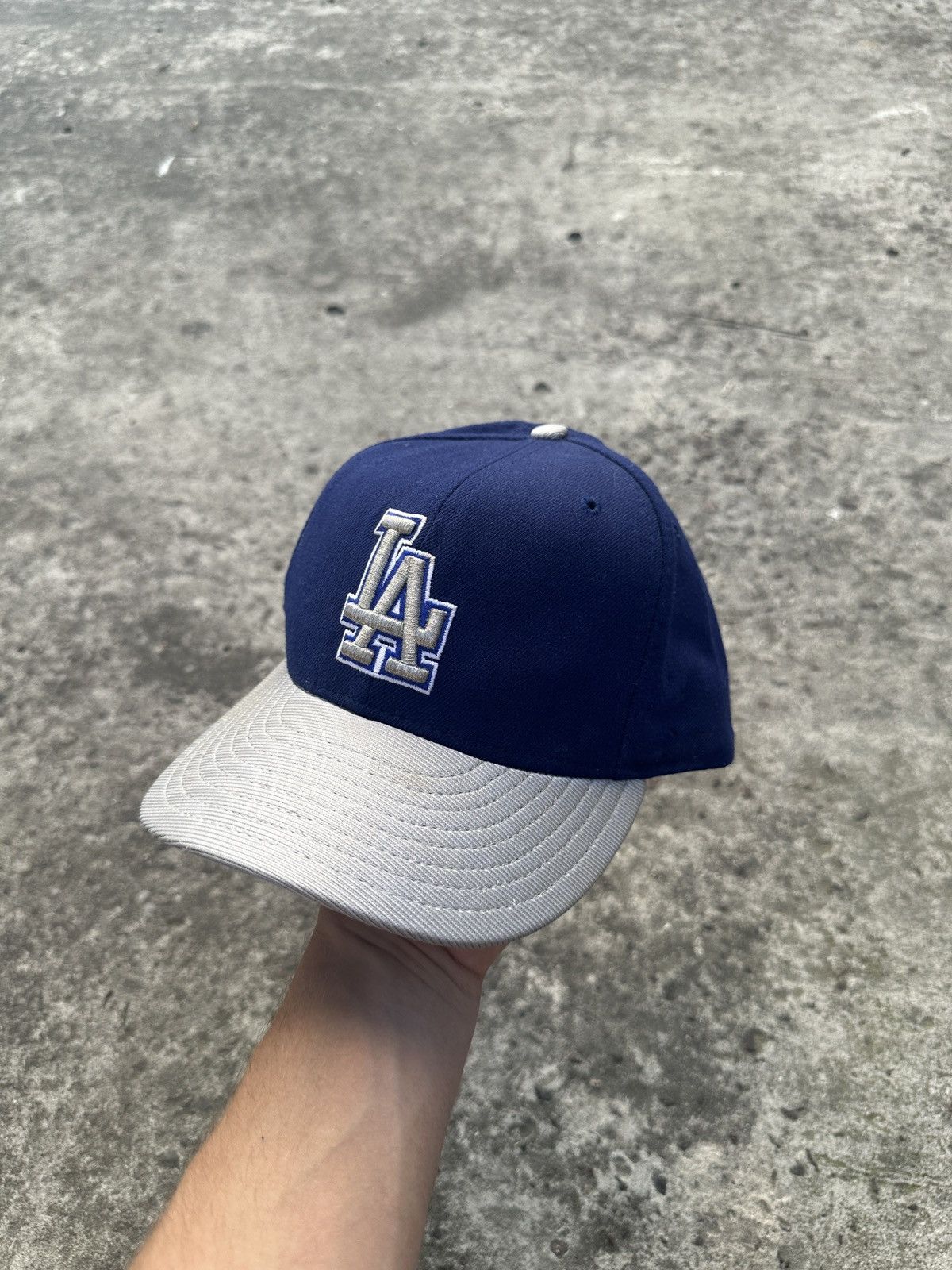 New Era Vintage New Era Cap Los Angeles Dodgers MLB Made in Usa Rare Size ONE SIZE - 1 Thumbnail