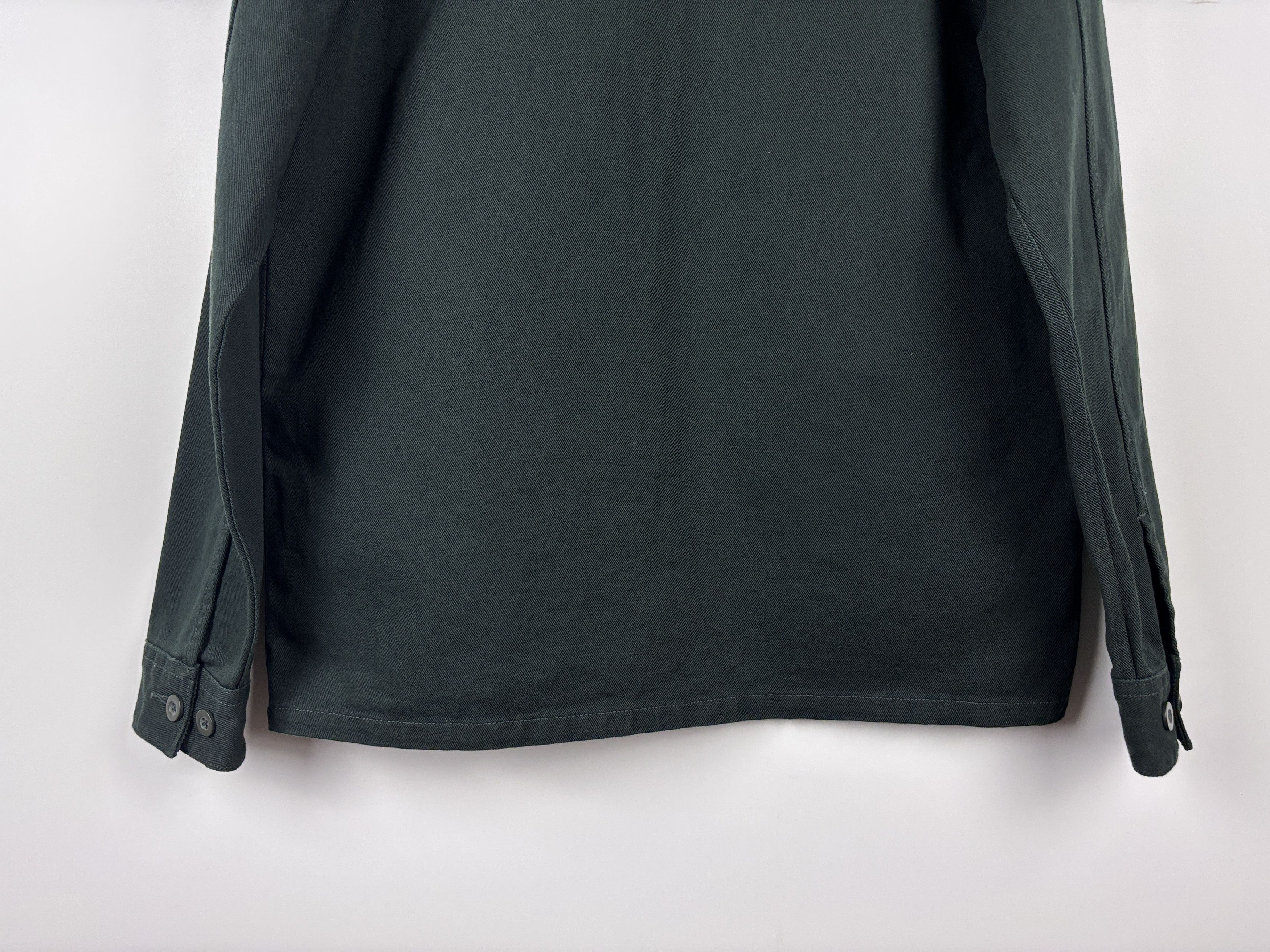 FatFace Mens Fat Face Chore Overshirt Denim Jacket Green Dark Size L Size US L / EU 52-54 / 3 - 7 Thumbnail