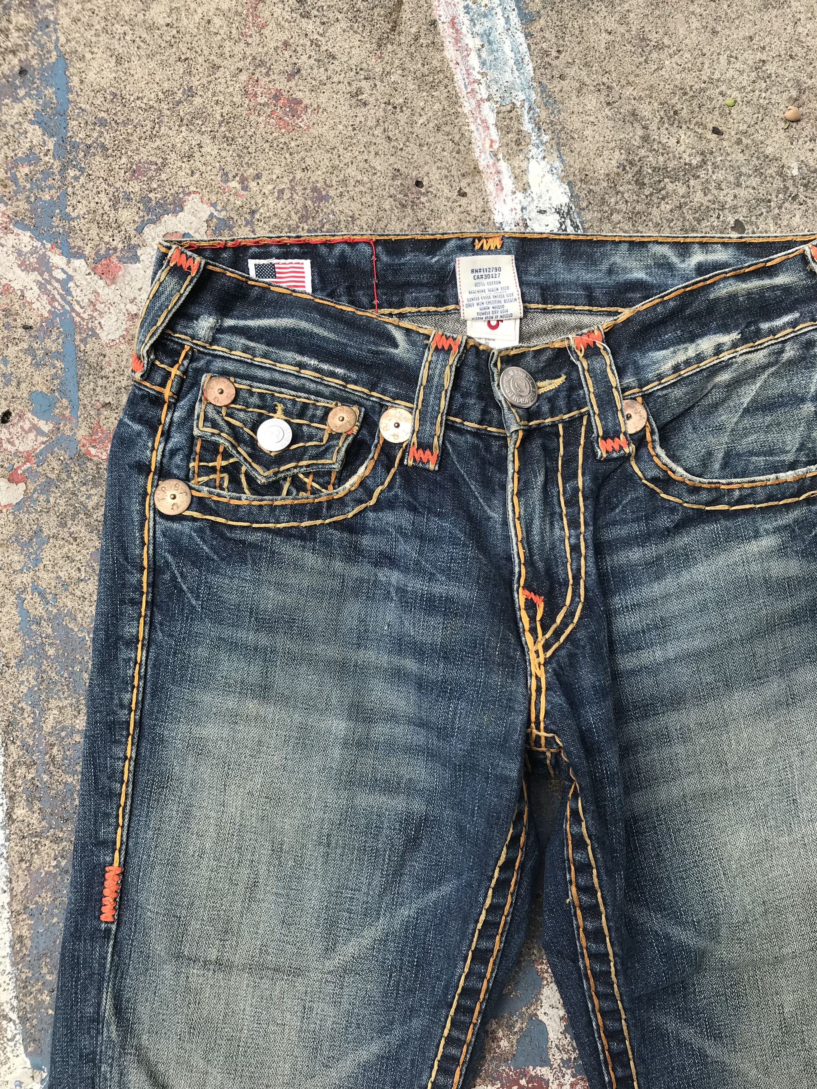 Cowboy Equipment Made in usa‼️ True religion billy super t Size US 29 - 6 Thumbnail