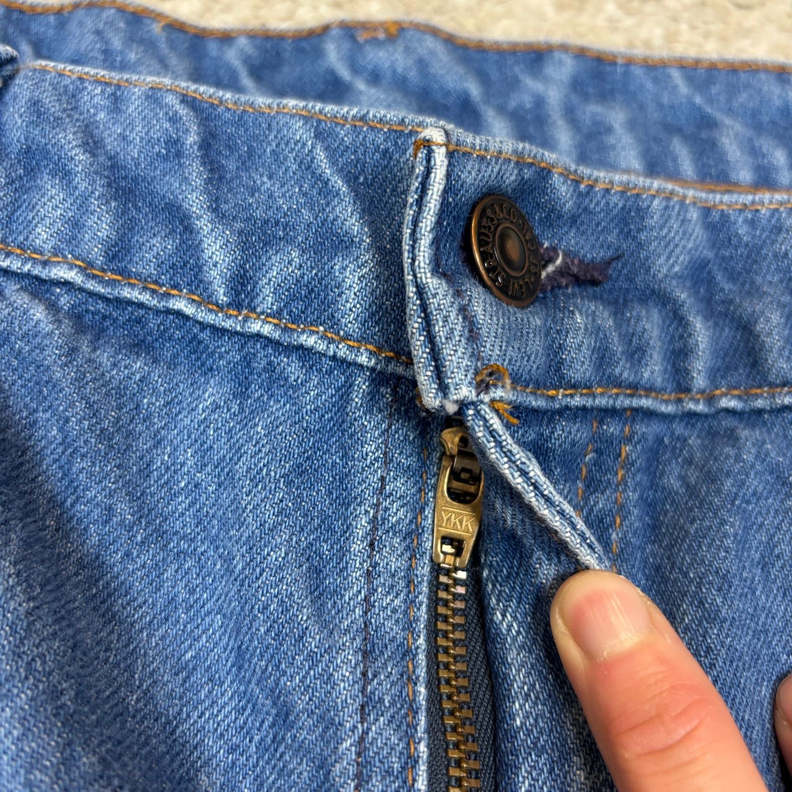 Levi's Vintage 90s Levi's 505 Orange Tab Jeans Men's 38x30 (36x30) Size US 38 / EU 54 - 5 Thumbnail