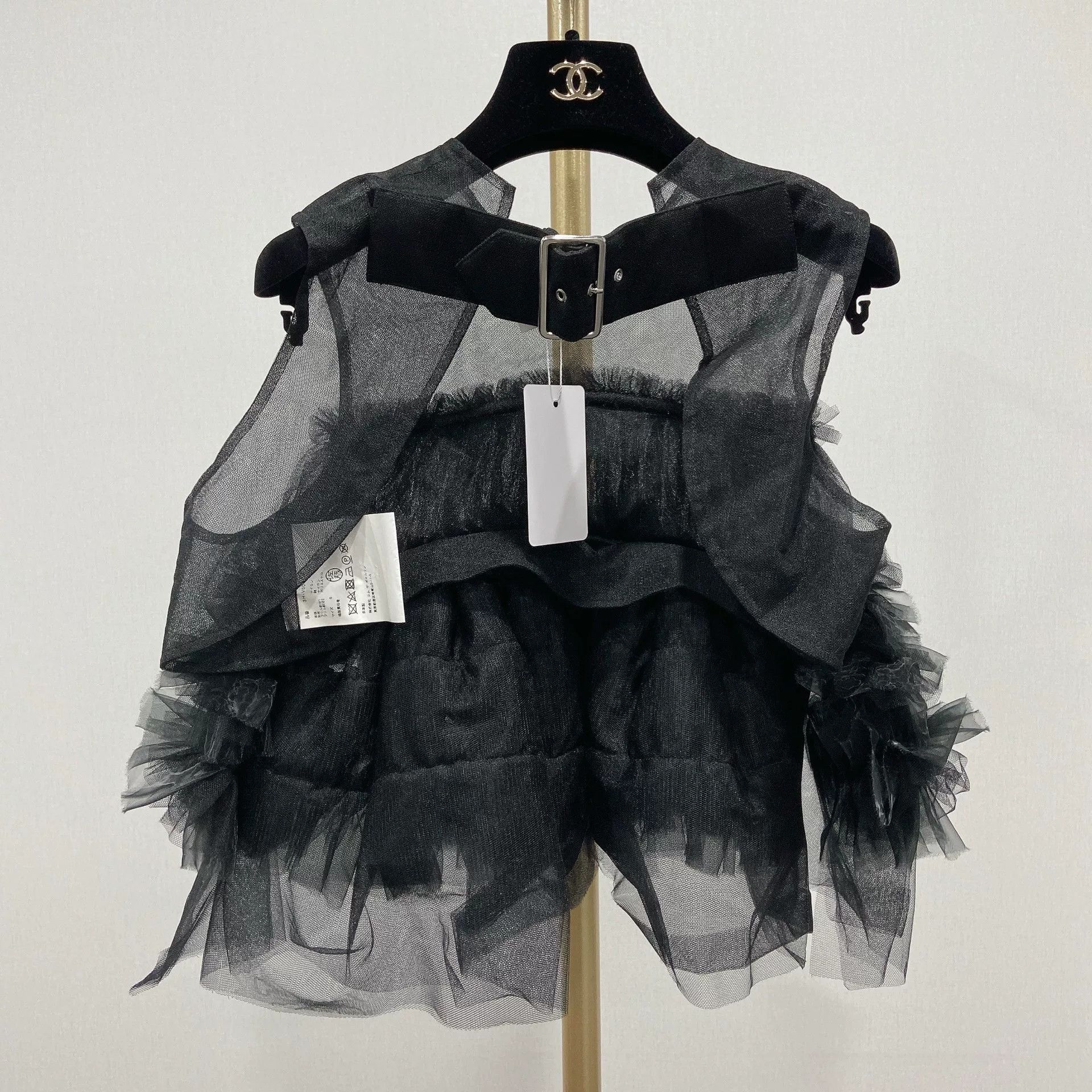 Noir Kei Ninomiya Comme Des Garcons Noir Kei Ninomiya Lace Vest Size S / US 4 / IT 40 - 1 Thumbnail