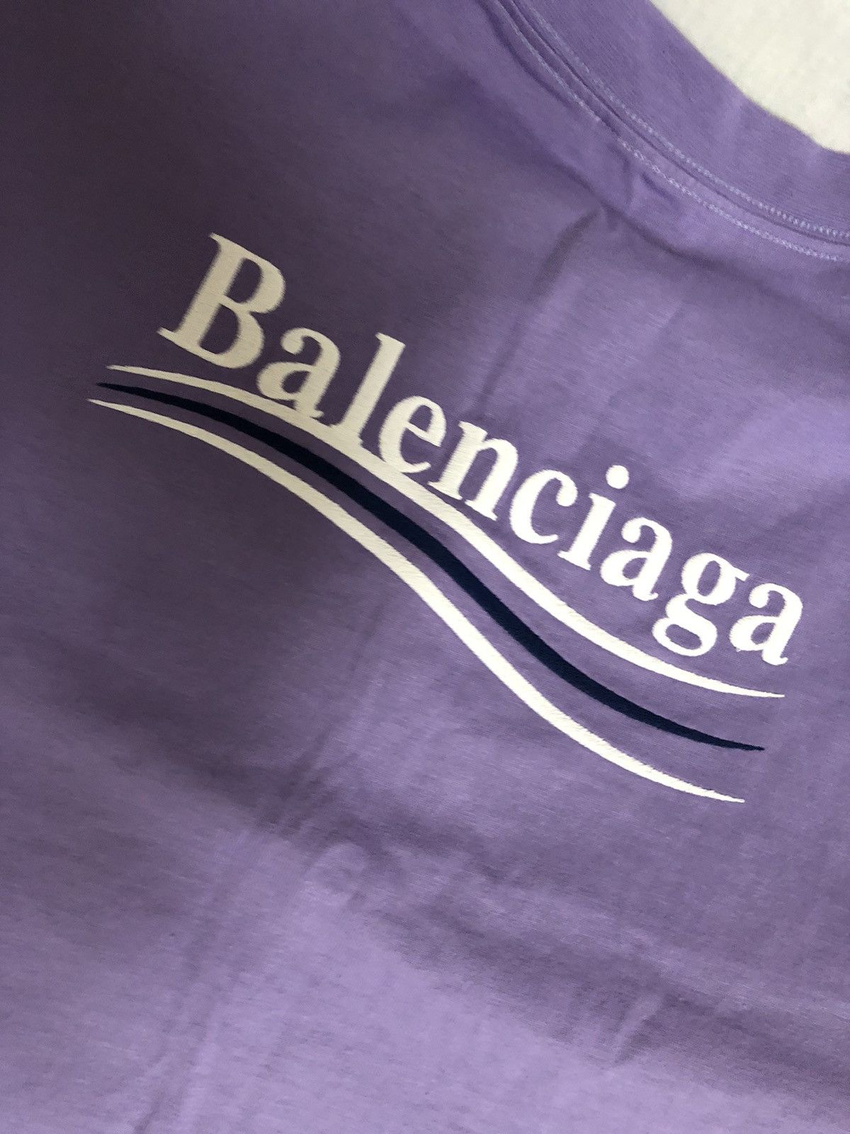 Balenciaga Campaign Logo T-Shirt embroidered Size US XL / EU 56 / 4 - 2 Thumbnail