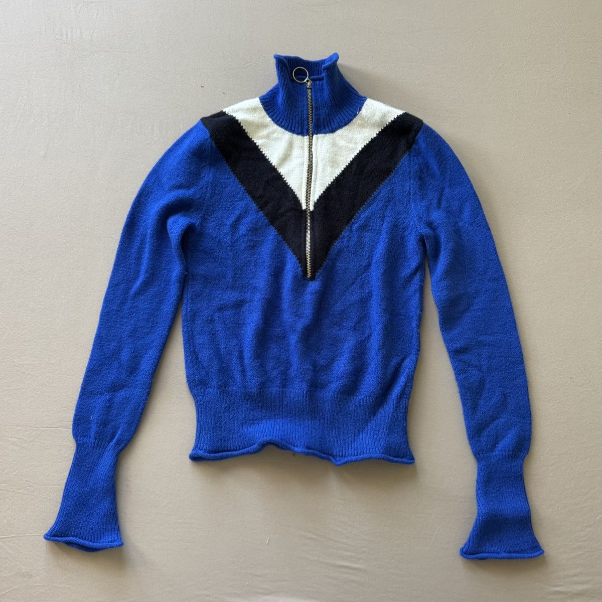 Zara Zara Half Zip High Neck Sweater Size S / US 4 / IT 40 - 1 Thumbnail
