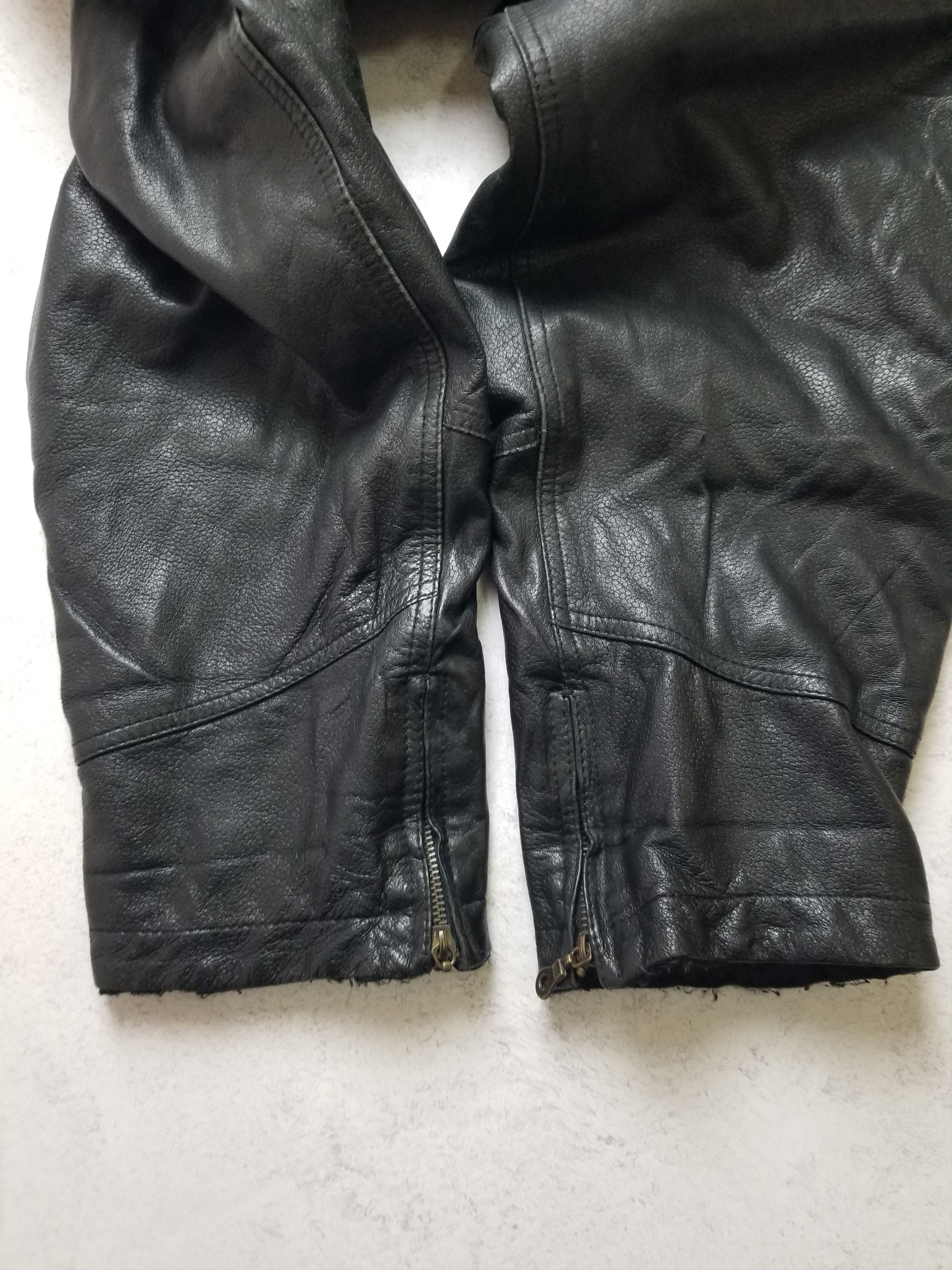 Reebok Vintage Reebok Oiled Lamb Nappa Leather Jacket Men's Size 46 Size US XL / EU 56 / 4 - 5 Thumbnail