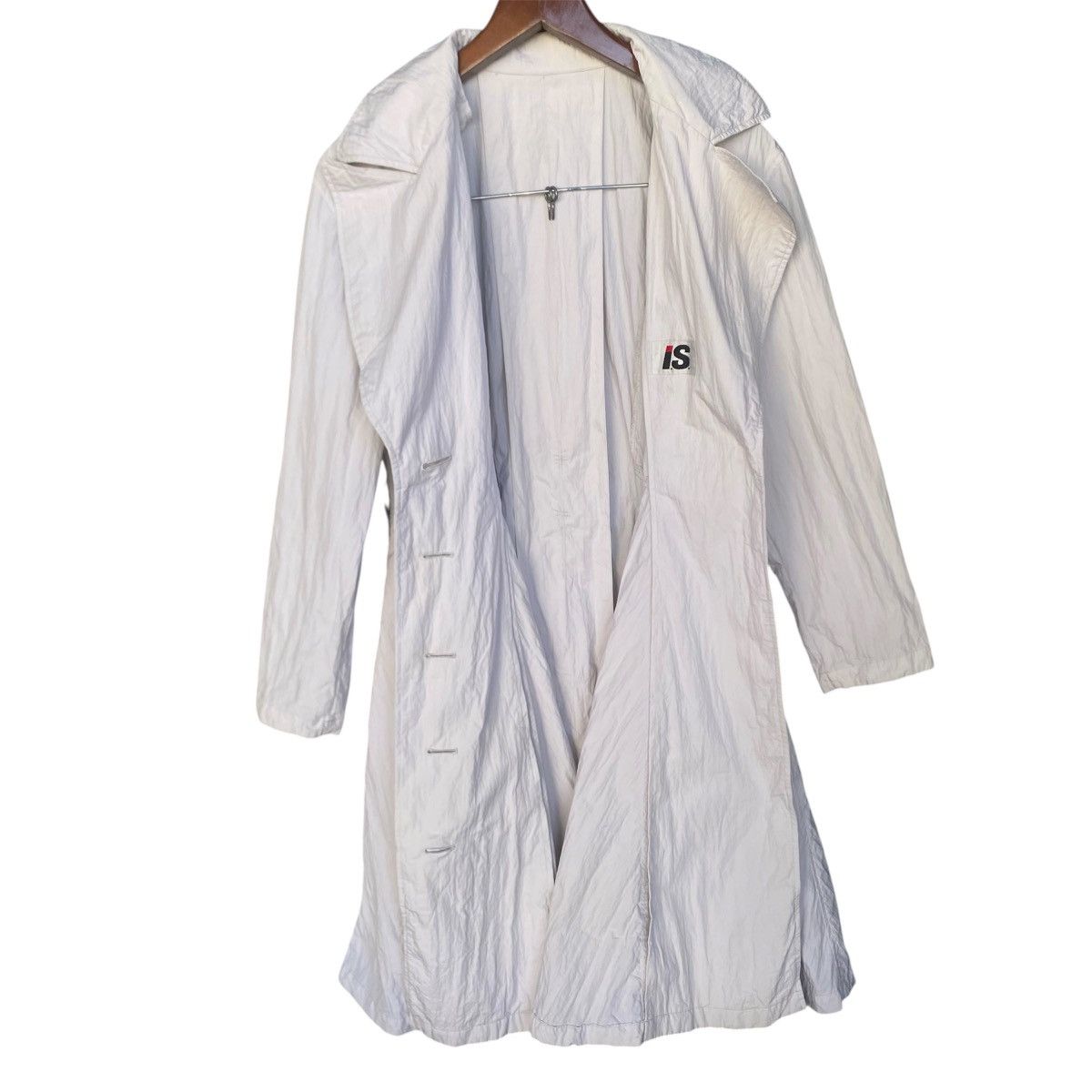 Issey Miyake 🔥Archived🔥Issey Miyake i.S. Vintage Flared Long Coat Jacket Size M / US 6-8 / IT 42-44 - 2 Thumbnail