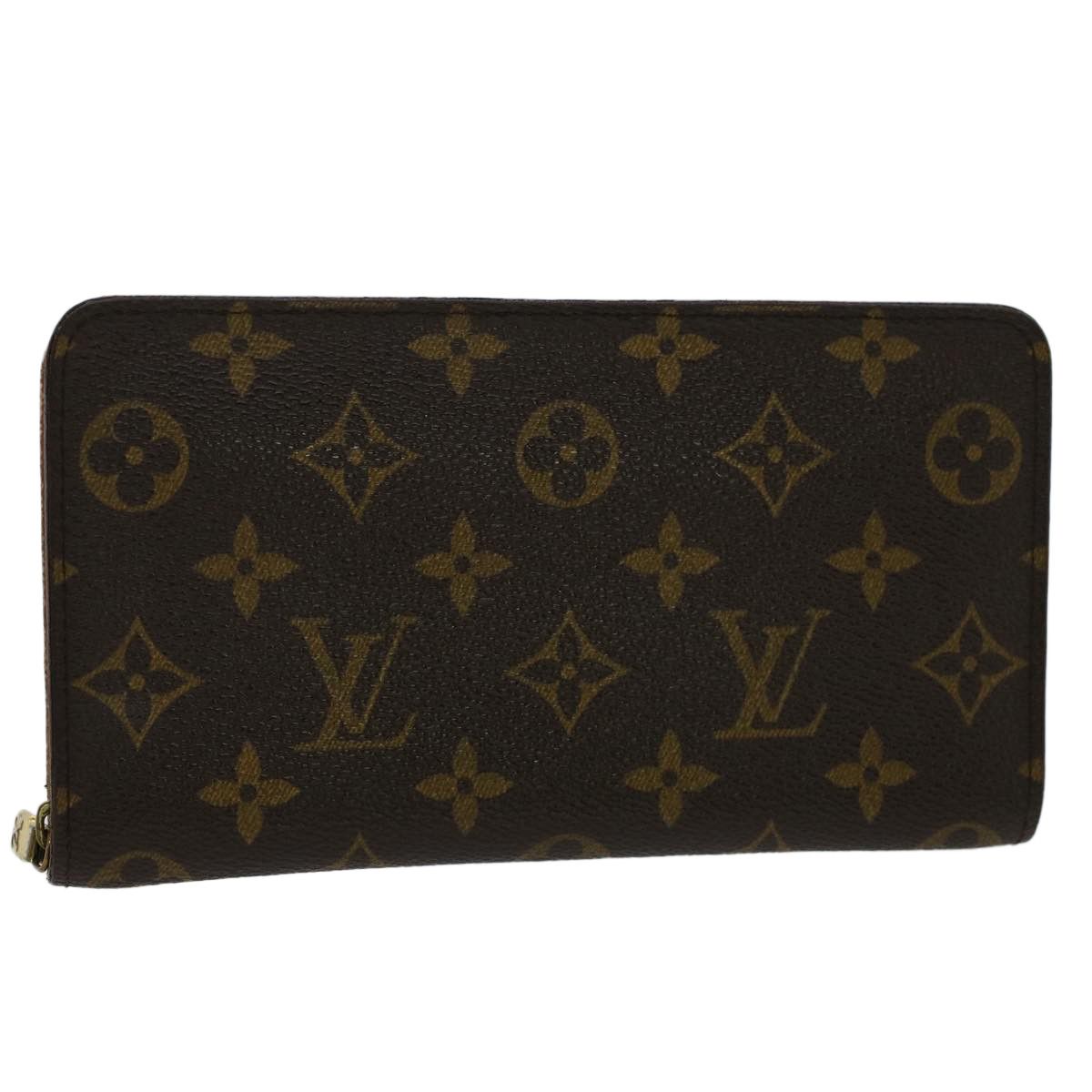 Louis Vuitton Porte Monnaie Zip Around Wallet Monogram M61727 LV