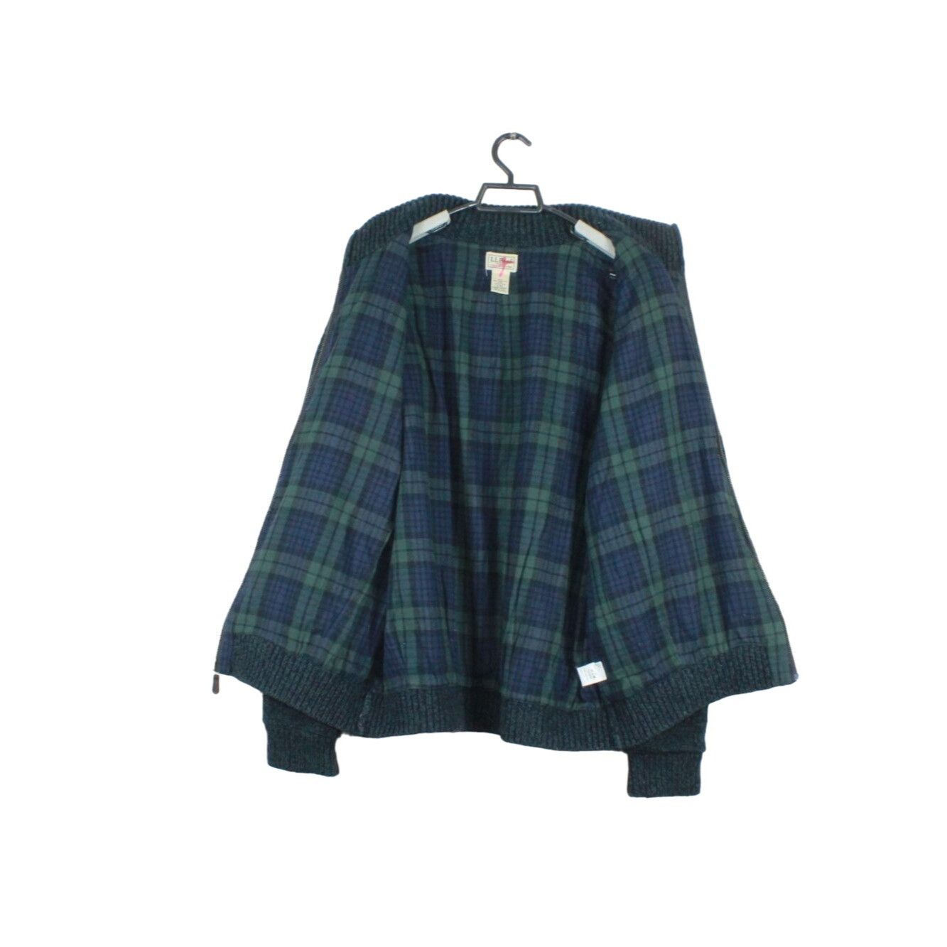 L.L. Bean LL Bean Men's Ragg Wool Knit Full-Zip Flannel-Lined Sweater Size US M / EU 48-50 / 2 - 4 Thumbnail