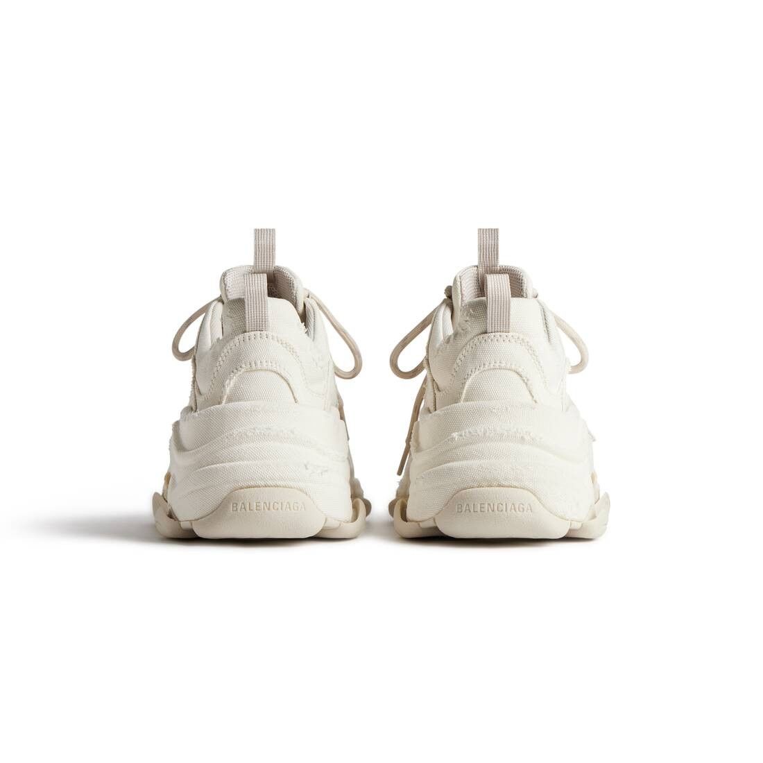Balenciaga o1w1db10625 Triple S Sneakers in Beige Size US 10 / IT 40 - 4 Thumbnail