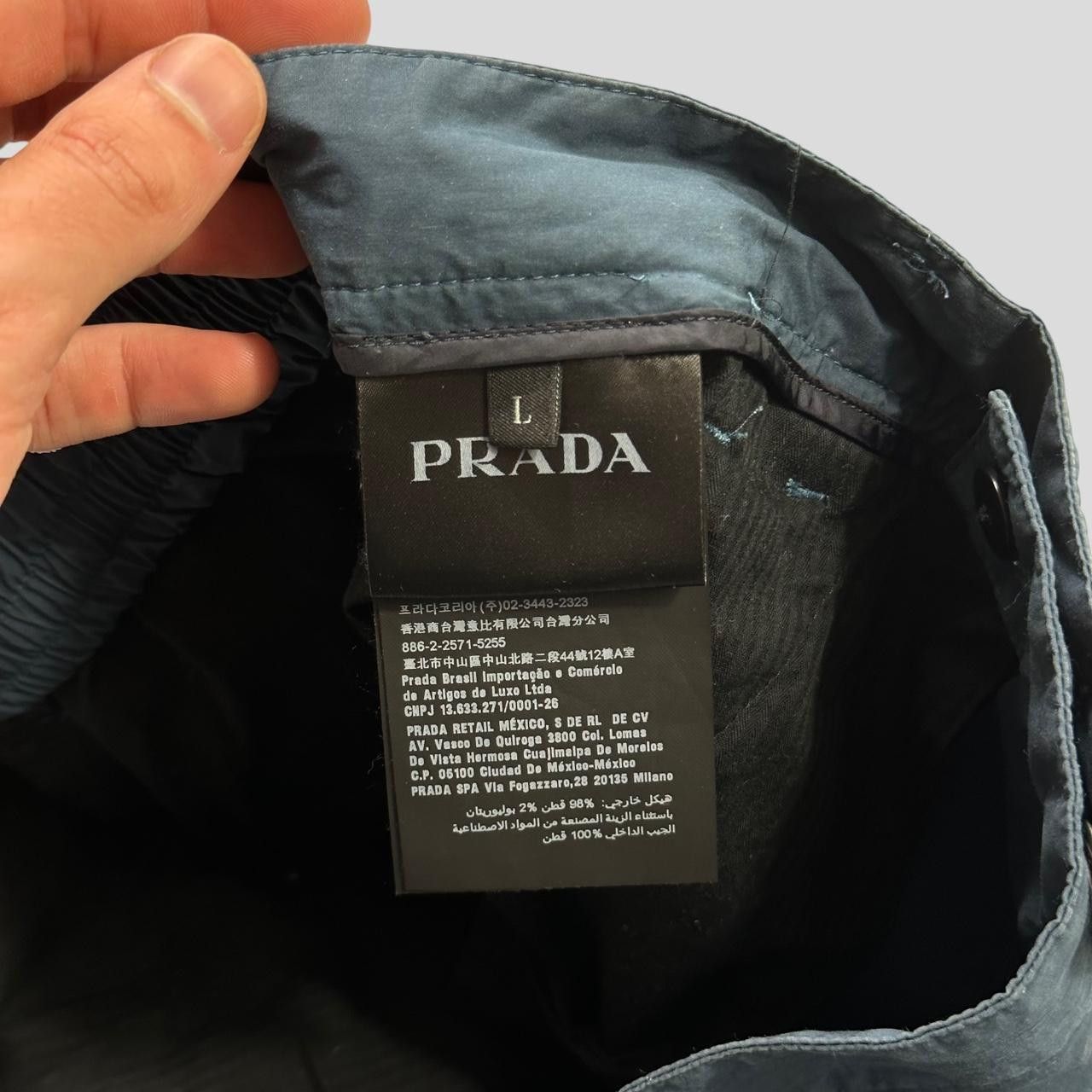 Prada Prada Milano 2017 Rubber Logo Tech Trousers - M/L Size US 35 - 6 Thumbnail