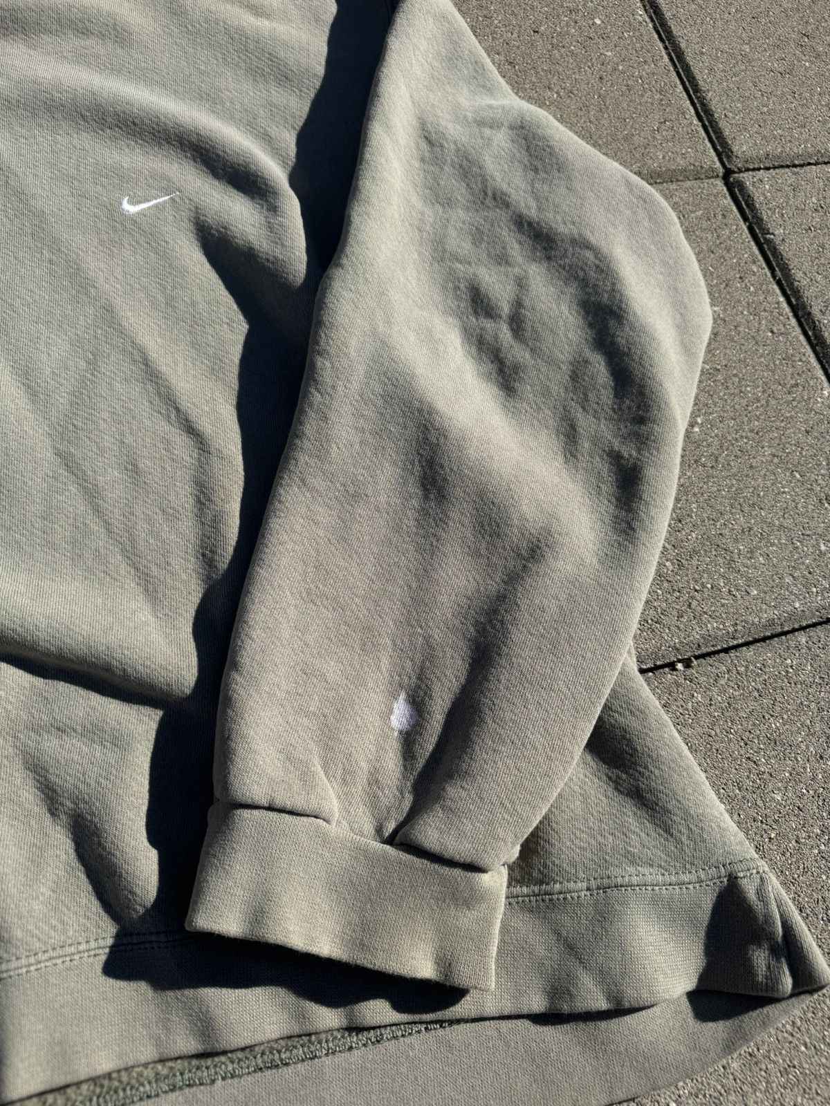 Nike × Vintage Vintage 90s Nike Swoosh Crewneck Earth Tone Size US XL / EU 56 / 4 - 3 Thumbnail