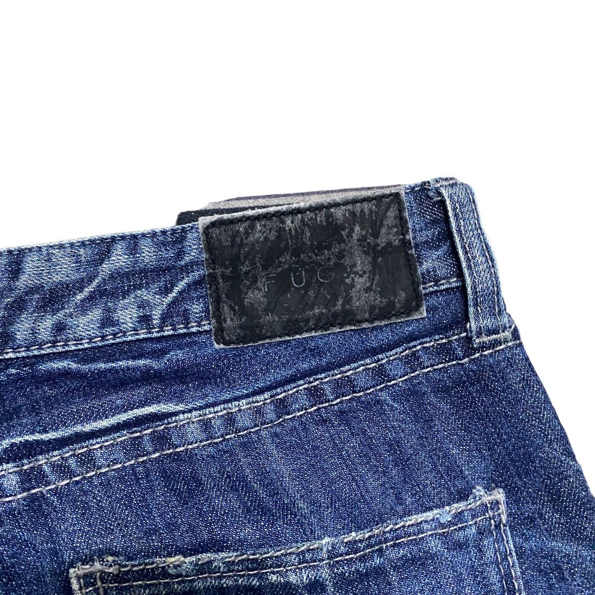 GOSTAR DE FUGA Fuga Denim Mud Oil Stained Flare Jeans Size US 31 - 14 Thumbnail