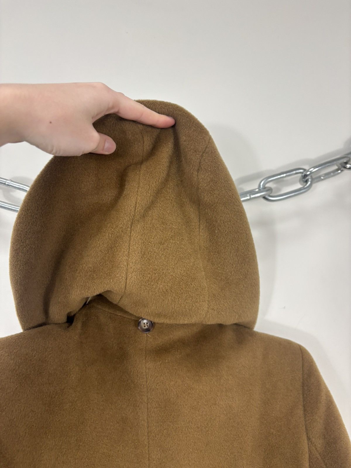 Cinzia Rocca Cinzia Rocca Due Women’s Wool Cashmere Hooded Duffle Coat Size S / US 4 / IT 40 - 20 Thumbnail