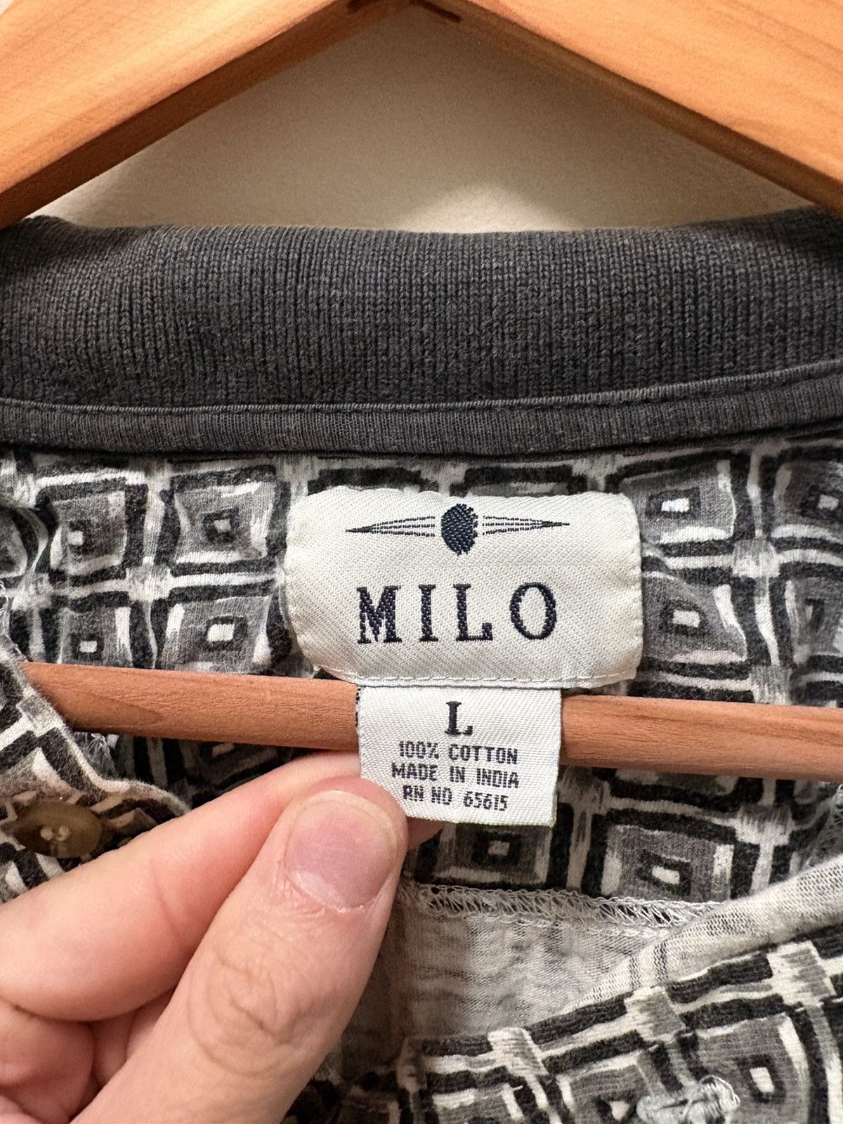 Other Pattern Vintage Polo Size US L / EU 52-54 / 3 - 2 Thumbnail