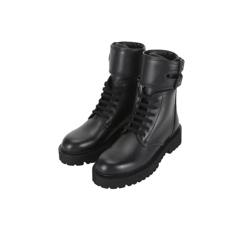 Valentino o1y0525 Leather Ankle Boots in Black Size US 8 / EU 41 - 4 Thumbnail