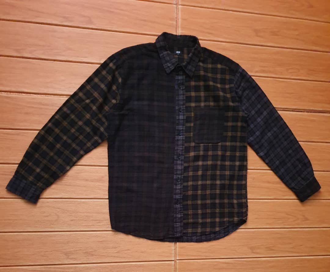 Japanese Brand Uniqlo multicolour checkered Japanese brand flannel Shirt Size US M / EU 48-50 / 2 - 5 Thumbnail