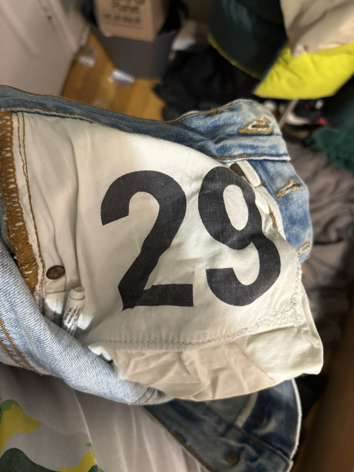 Han Kjobenhavn Relaxed Blue Jeans Size US 29 - 5 Thumbnail