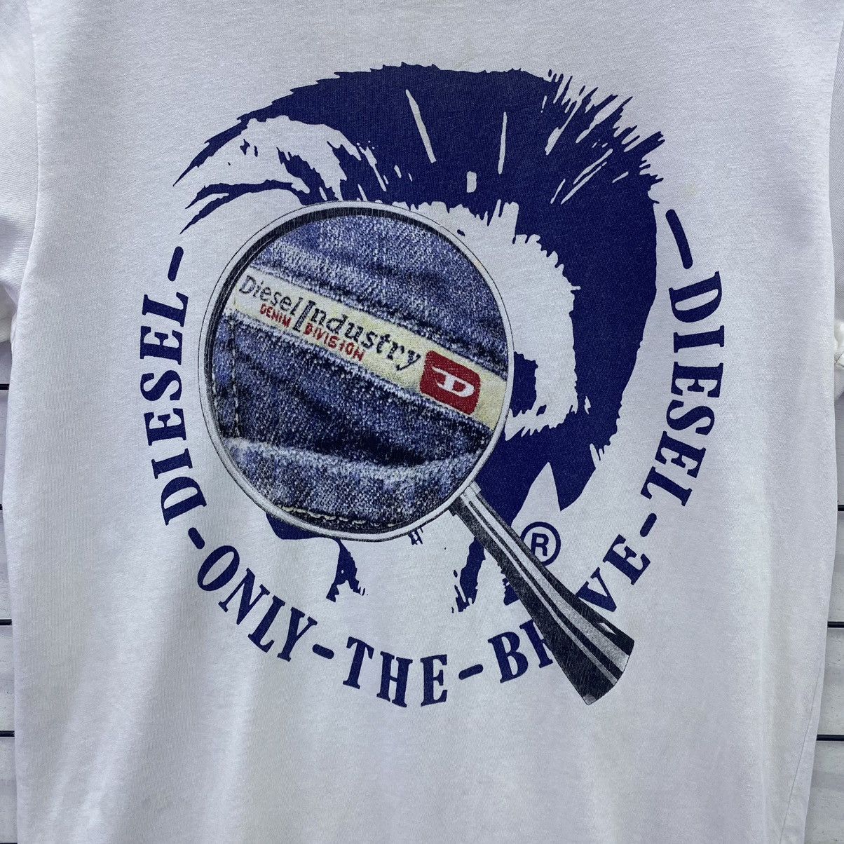 Diesel × Japanese Brand Vintage Diesel White Tee Size US XS / EU 42 / 0 - 2 Thumbnail