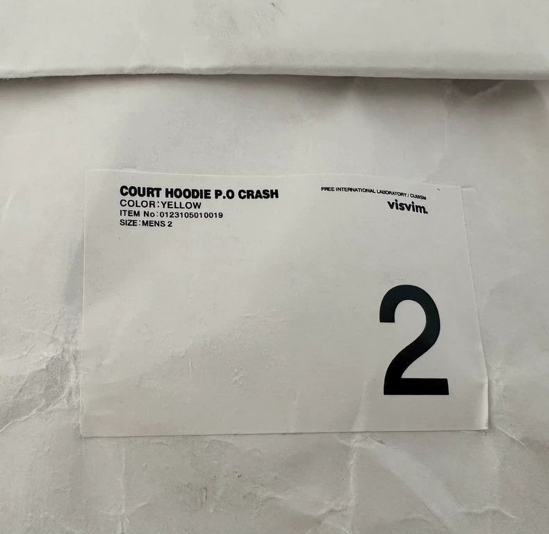 Visvim VISVIM COURT HOODIE P.O CRASH Size US M / EU 48-50 / 2 - 3 Thumbnail