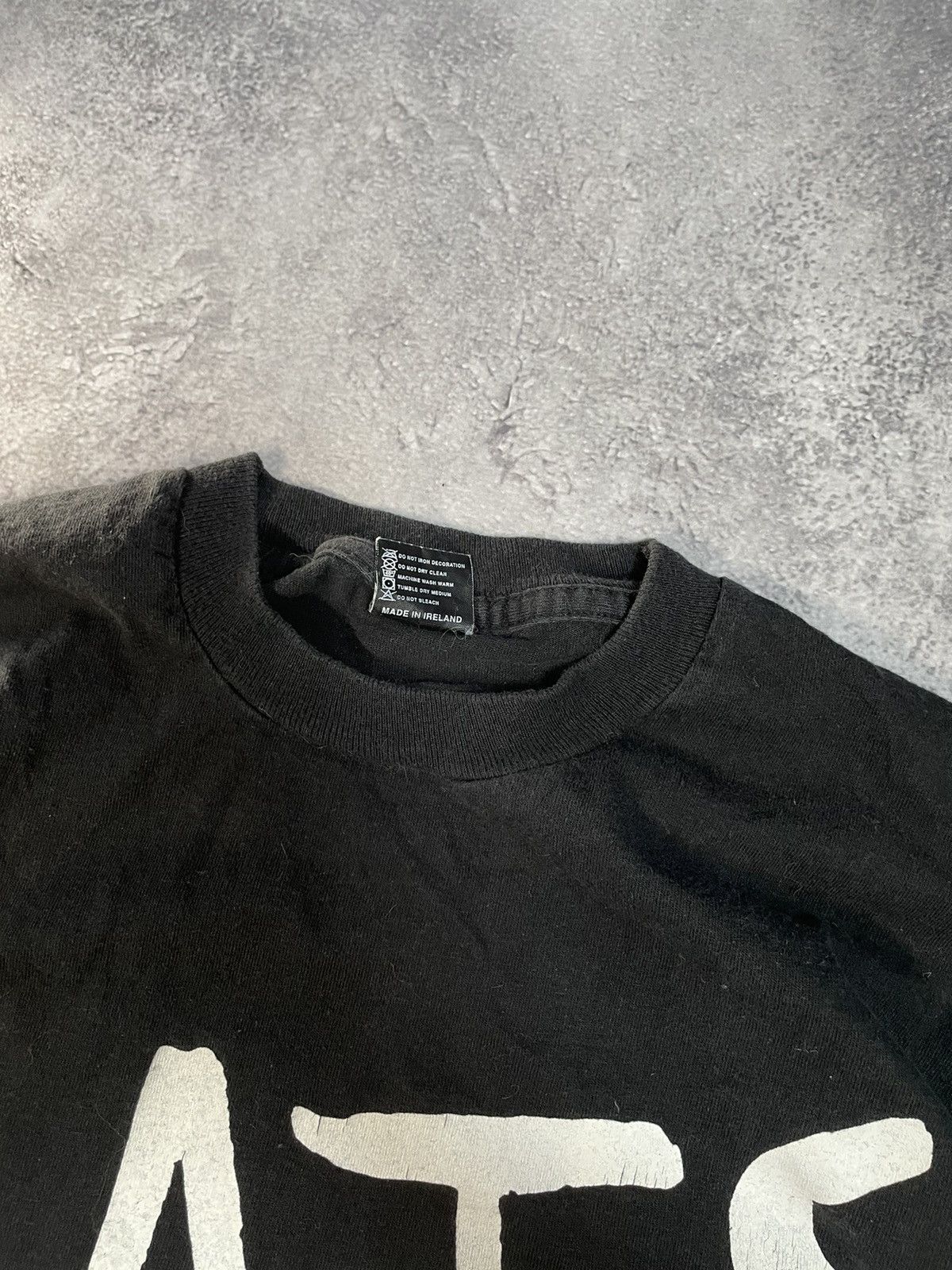 Band Tees × Rap Tees × Vintage VINTAGE ROCK UK CATS 90s TOUR PINK EMO RAP MENS BLACK SHIRT Size US L / EU 52-54 / 3 - 4 Thumbnail