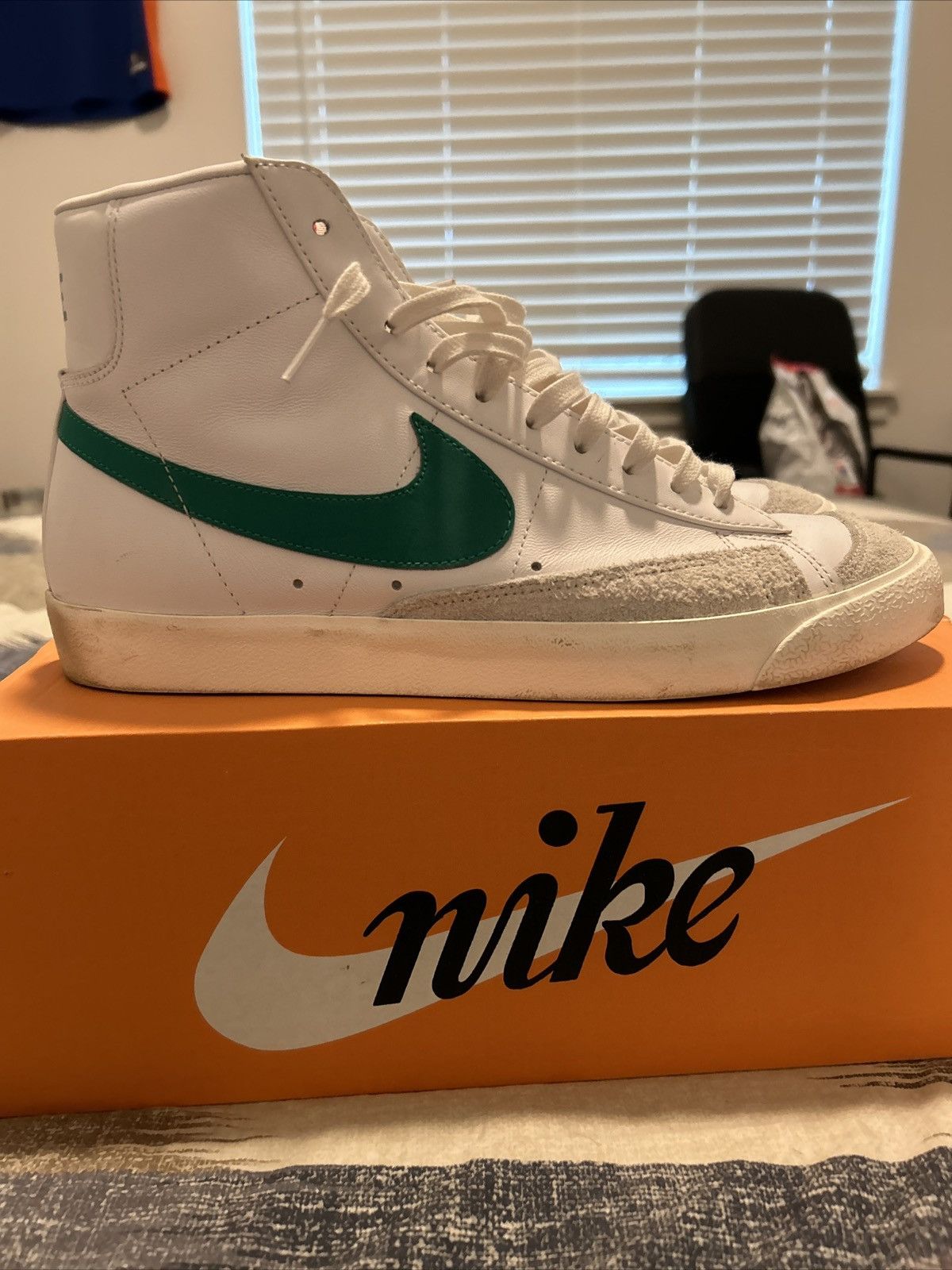 Nike Size 10.5 - Nike Blazer '77 Vintage Mid Lucid Green Size US 10.5 / EU 43-44 - 4 Thumbnail