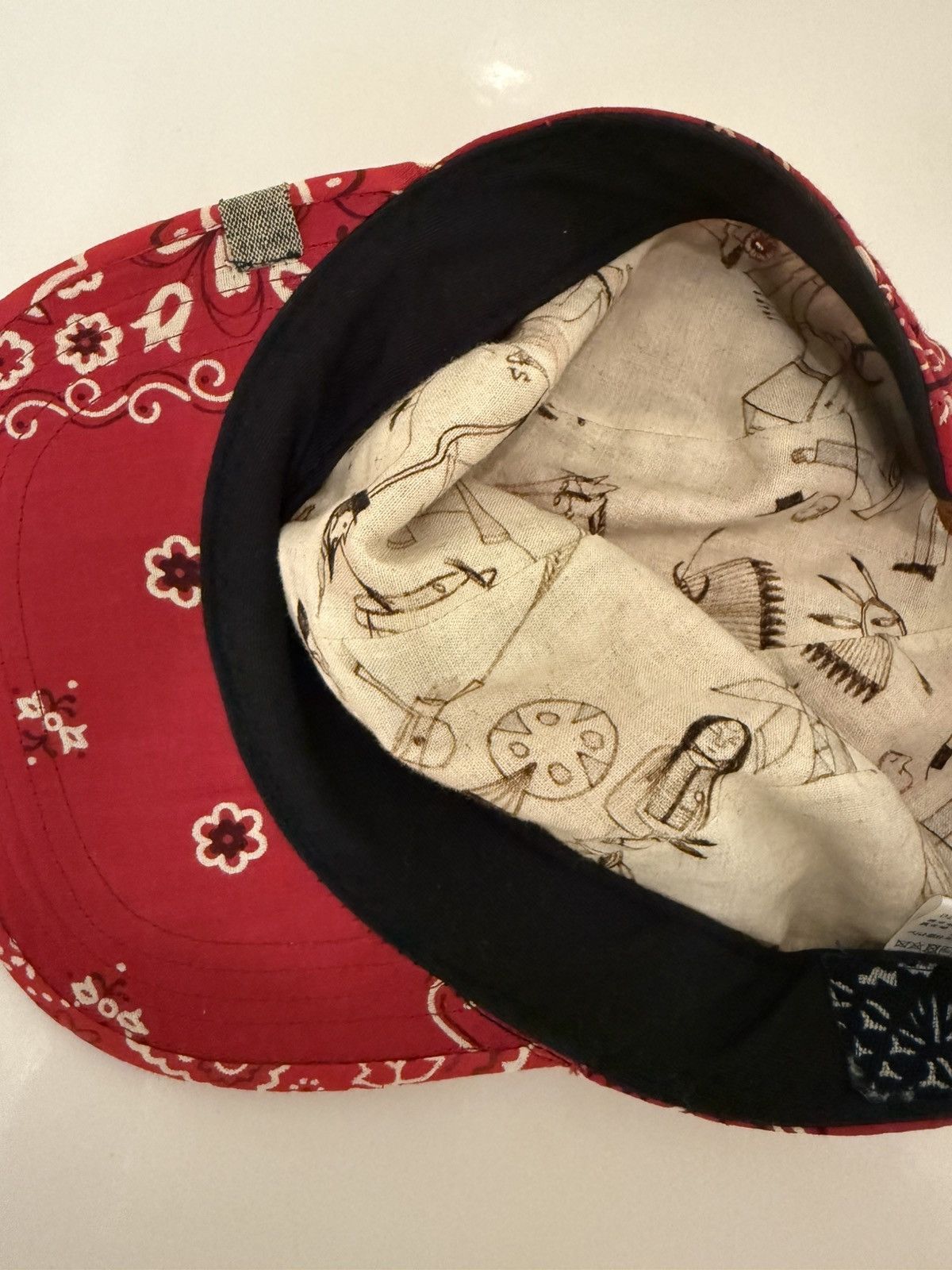 Visvim Red Bandana ICT Camp Cap Size ONE SIZE - 4 Thumbnail