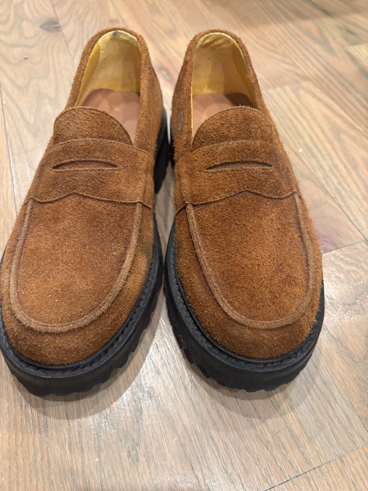 Blackstock & Weber Women’s Size 5.5 Blackstock & Weber Lugsole Suede Loafers Size US 5.5 / IT 35.5 - 3 Thumbnail