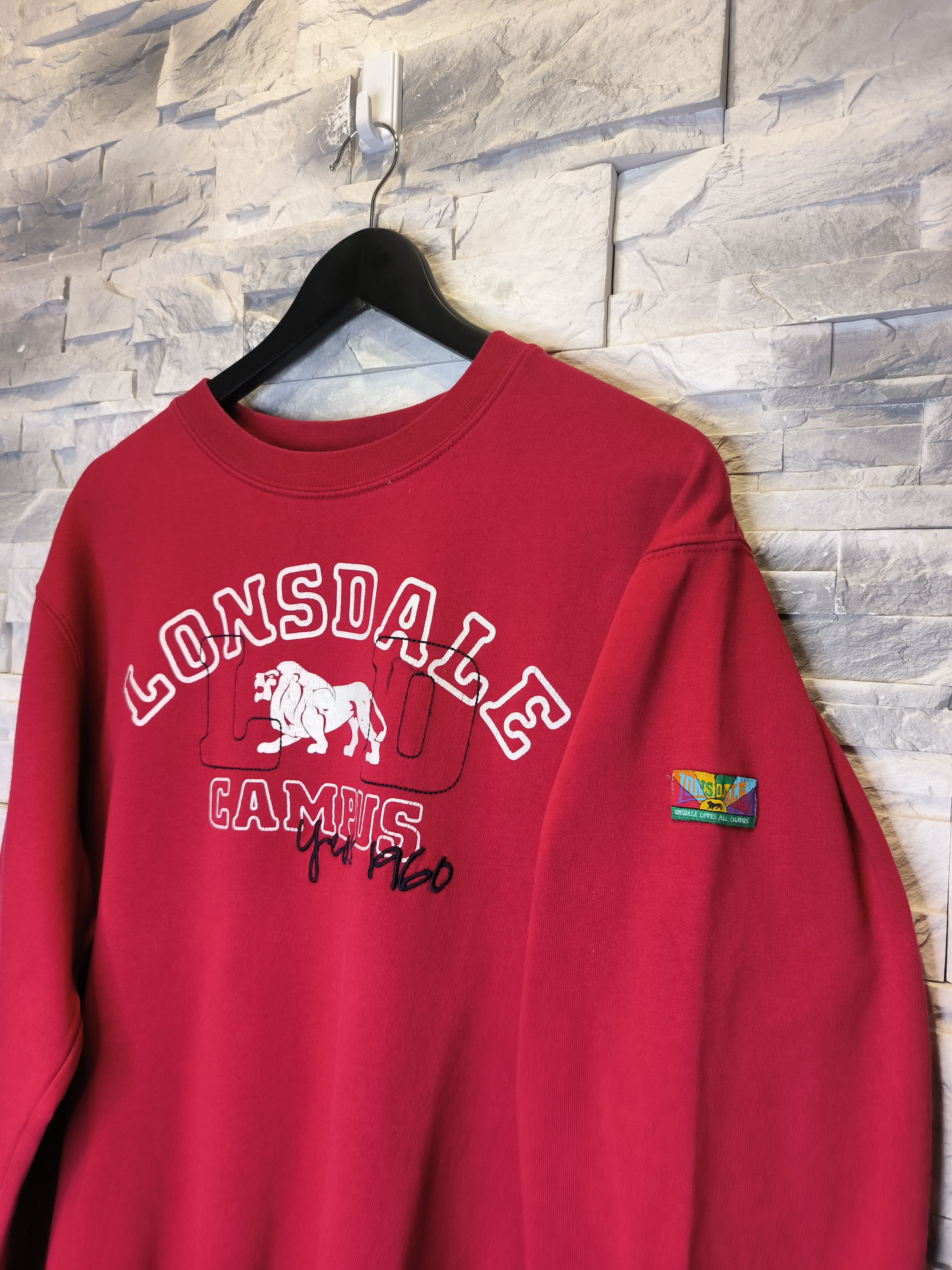 Lonsdale Lonsdale Vintage Sweatshirt Logo 90s Crewneck Size US M / EU 48-50 / 2 - 3 Thumbnail