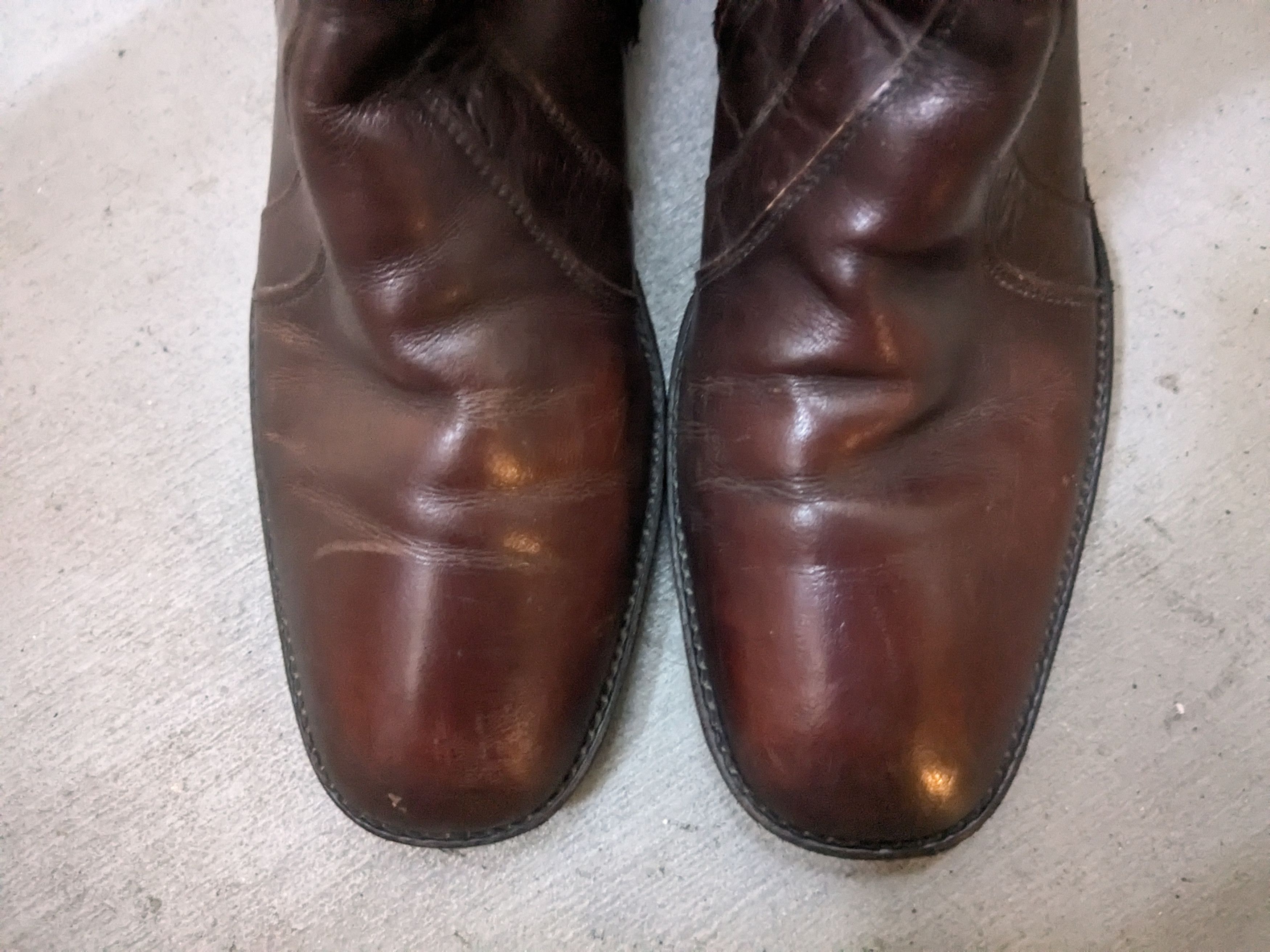 Sears Vintage Sears Side Zip Boots Brown Leather 8.5 D Size US 8.5 / EU 41-42 - 3 Thumbnail