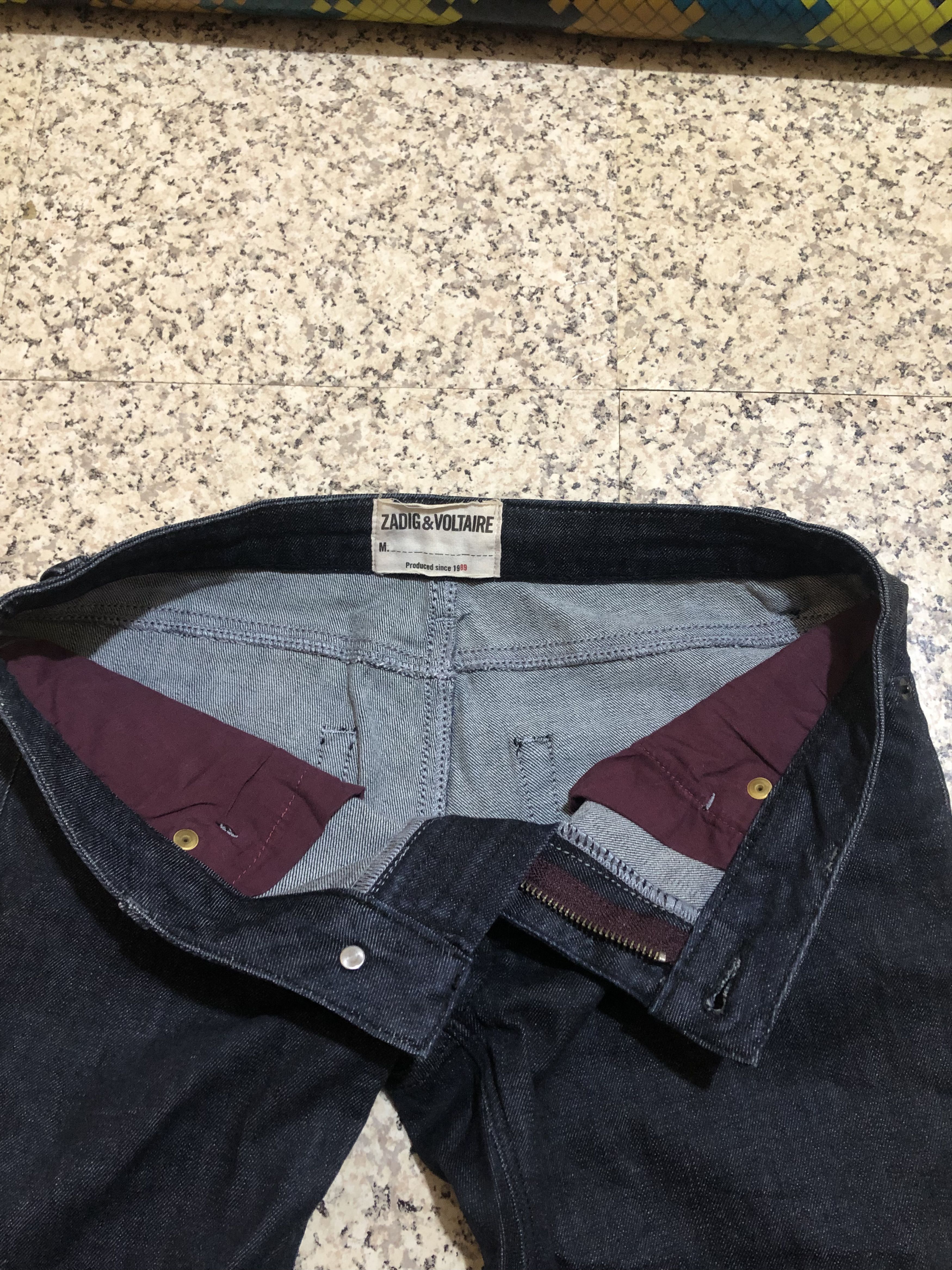 Zadig & Voltaire Zadig & Voltaire "Darkside" Stretch Denim Size 29" - 11 Thumbnail