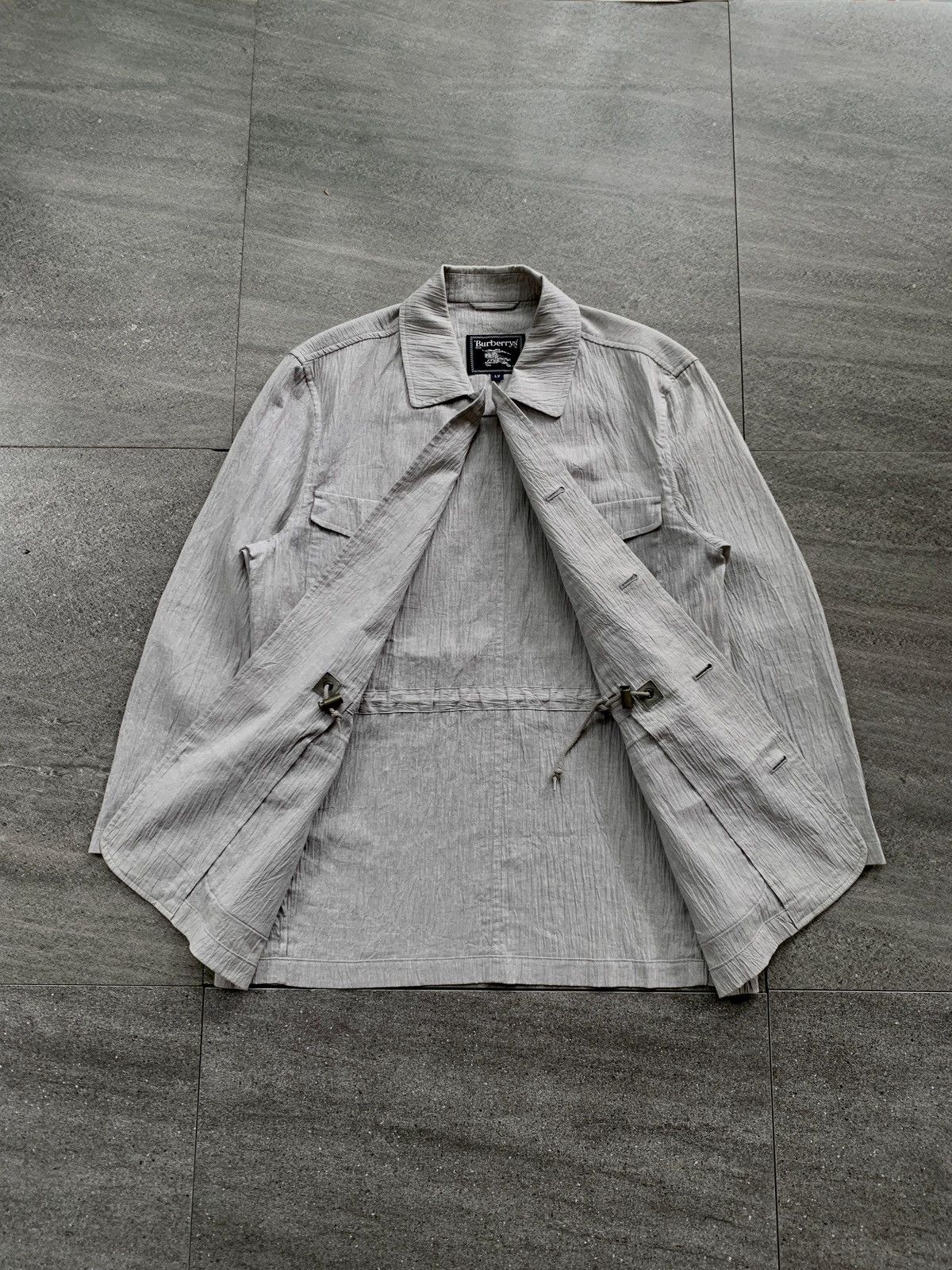 Burberry FREE TAX! M-65 Cargo Linen Jacket Size US M / EU 48-50 / 2 - 6 Thumbnail