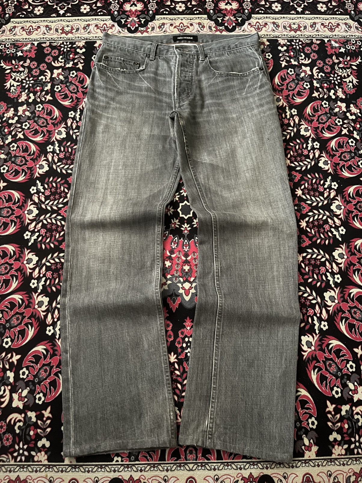 Designer × Japanese Brand × Yohji Yamamoto ⚡️Designer⚡️Vintage Japanese Ined Homme by Yohji Yamamoto Jean Size US 32 / EU 48 - 1 Thumbnail