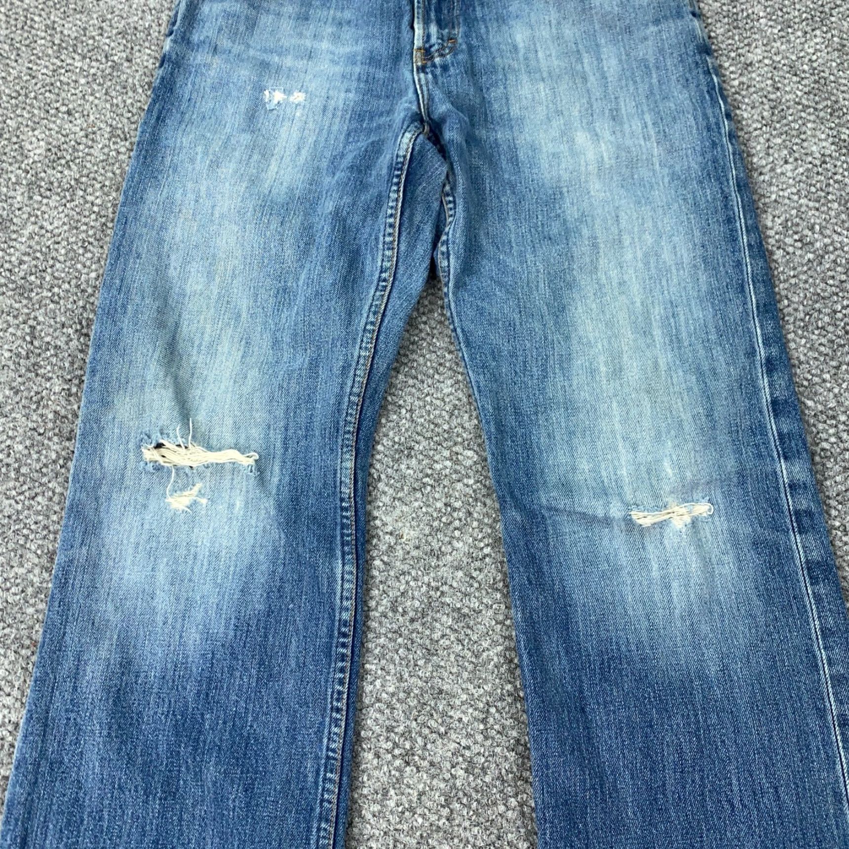 VINTAGE Gap 1969 Men's Bootcut Jeans 30x29 Distressed Grunge 90s