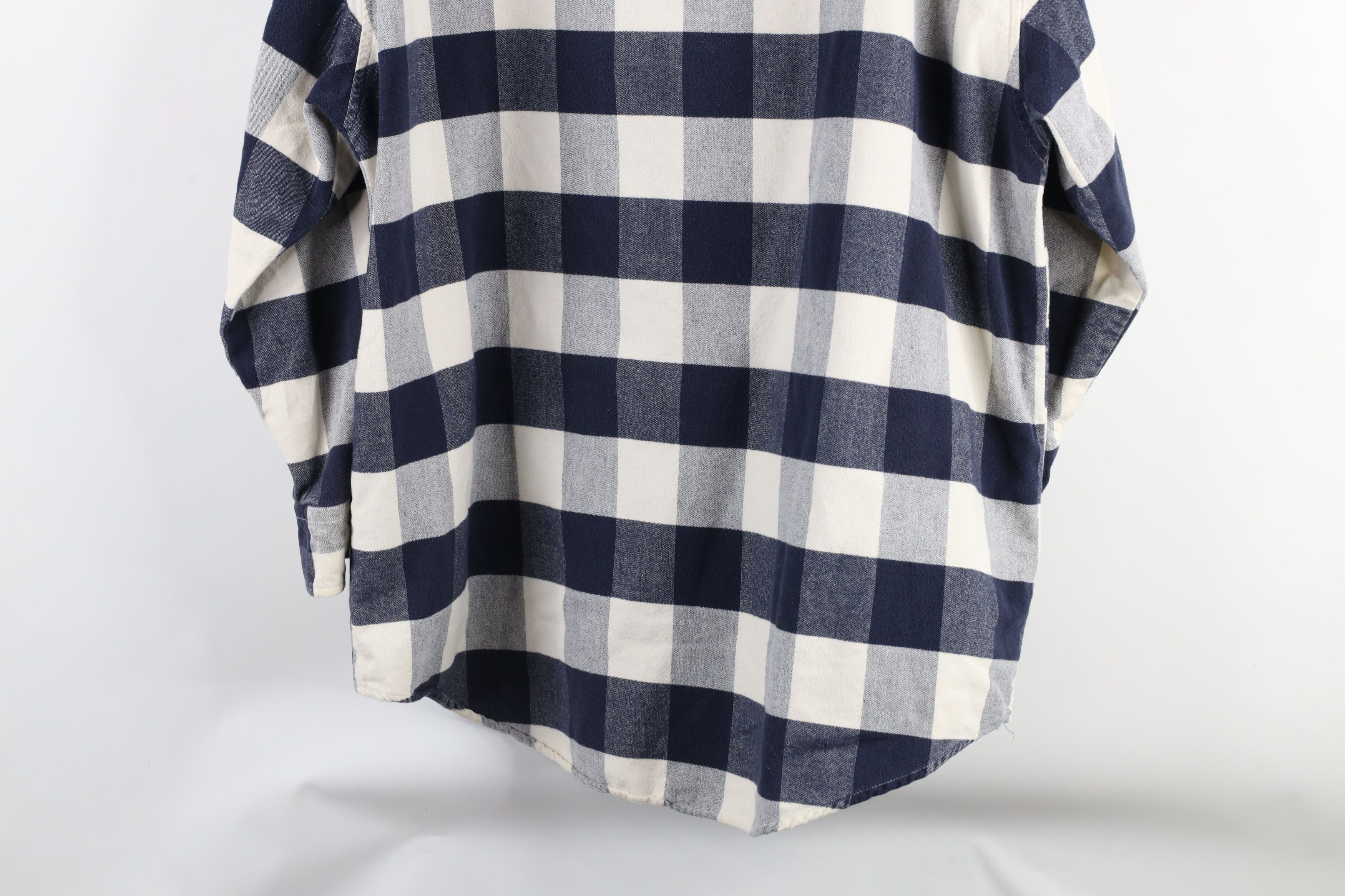 Eddie Bauer × Vintage Vintage 90s Eddie Bauer Flannel Button Shirt Plaid Cotton Size S / US 4 / IT 40 - 11 Thumbnail
