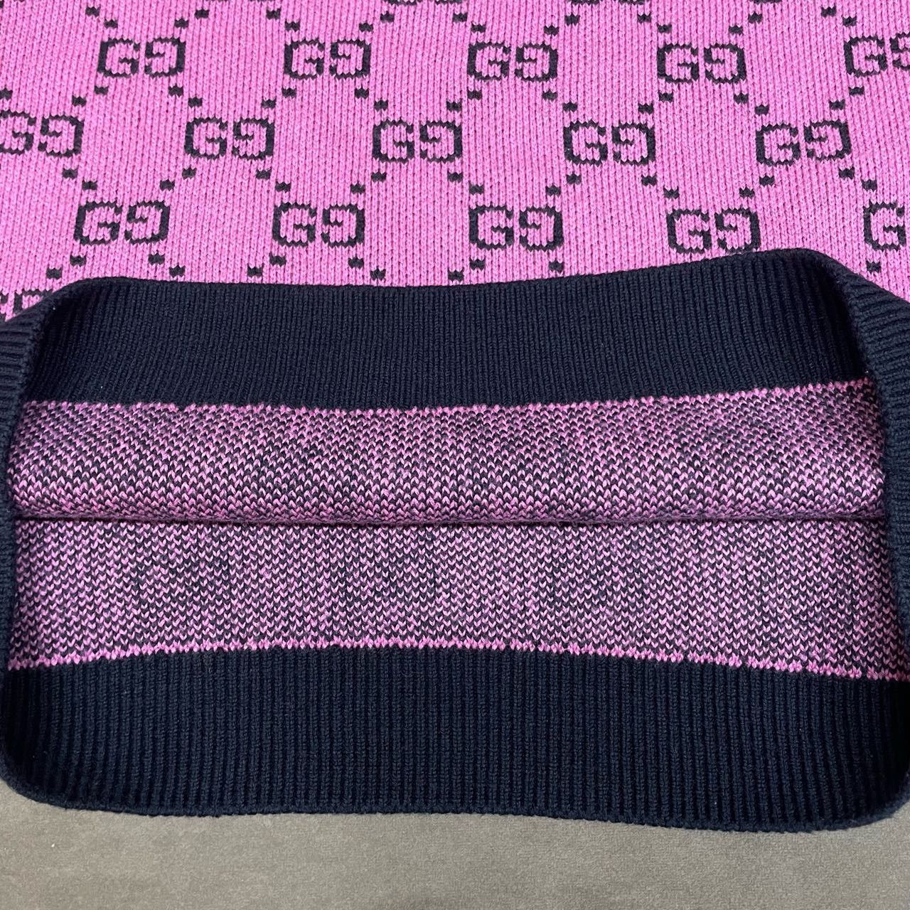 Gucci Gucci Pink full-print knitted sweater 2501-Nextarrow Size US S / EU 44-46 / 1 - 3 Thumbnail