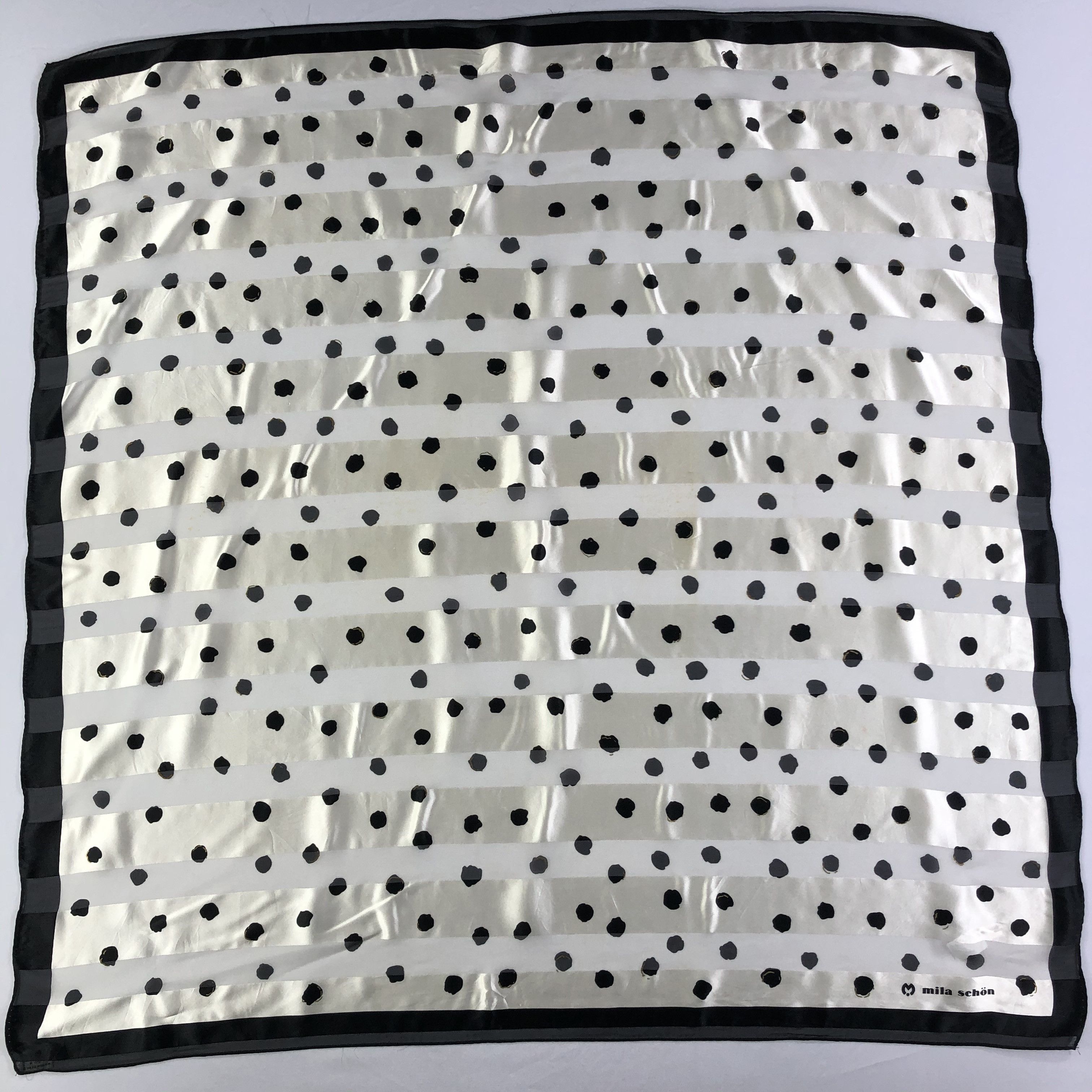 Mila Schon × Vintage Vintage Mila Schon Silk Scarf Size ONE SIZE - 2 Thumbnail
