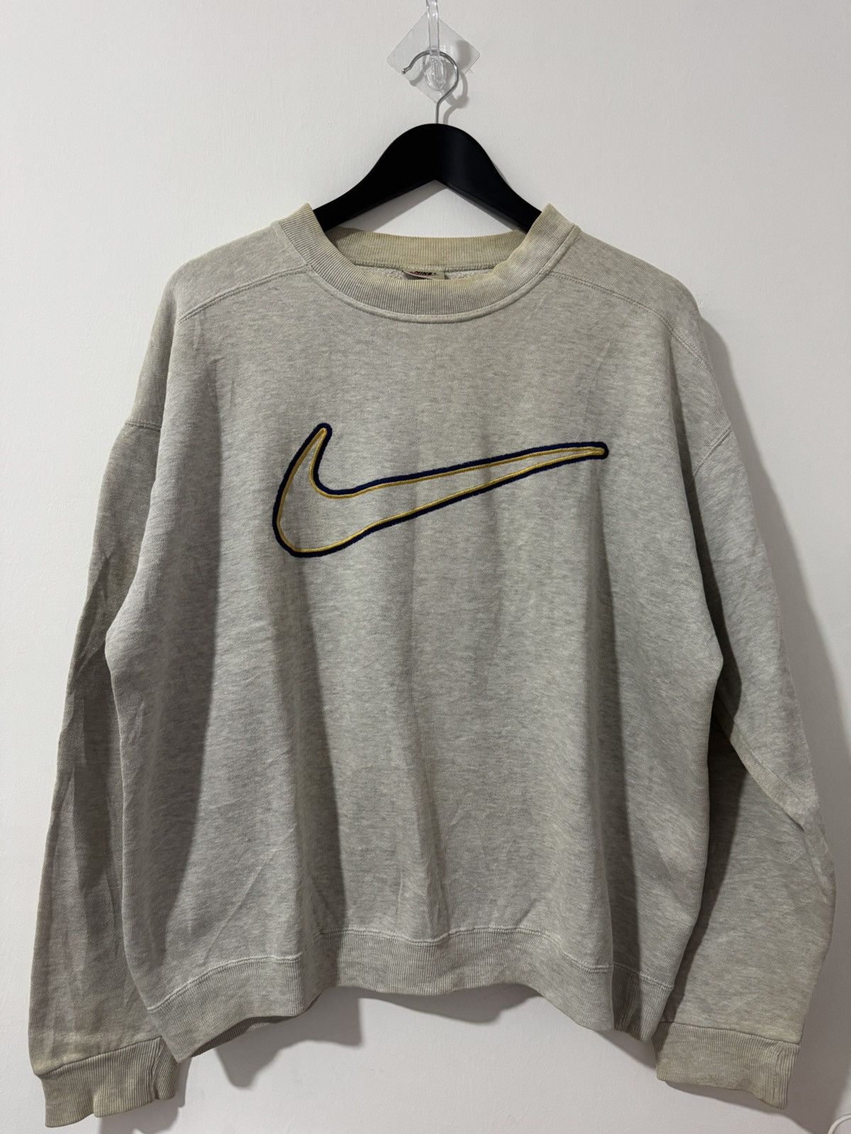 Nike Vintage 90's NIKE Big Swoosh Logo Made in USA Size US M / EU 48-50 / 2 - 1 Thumbnail