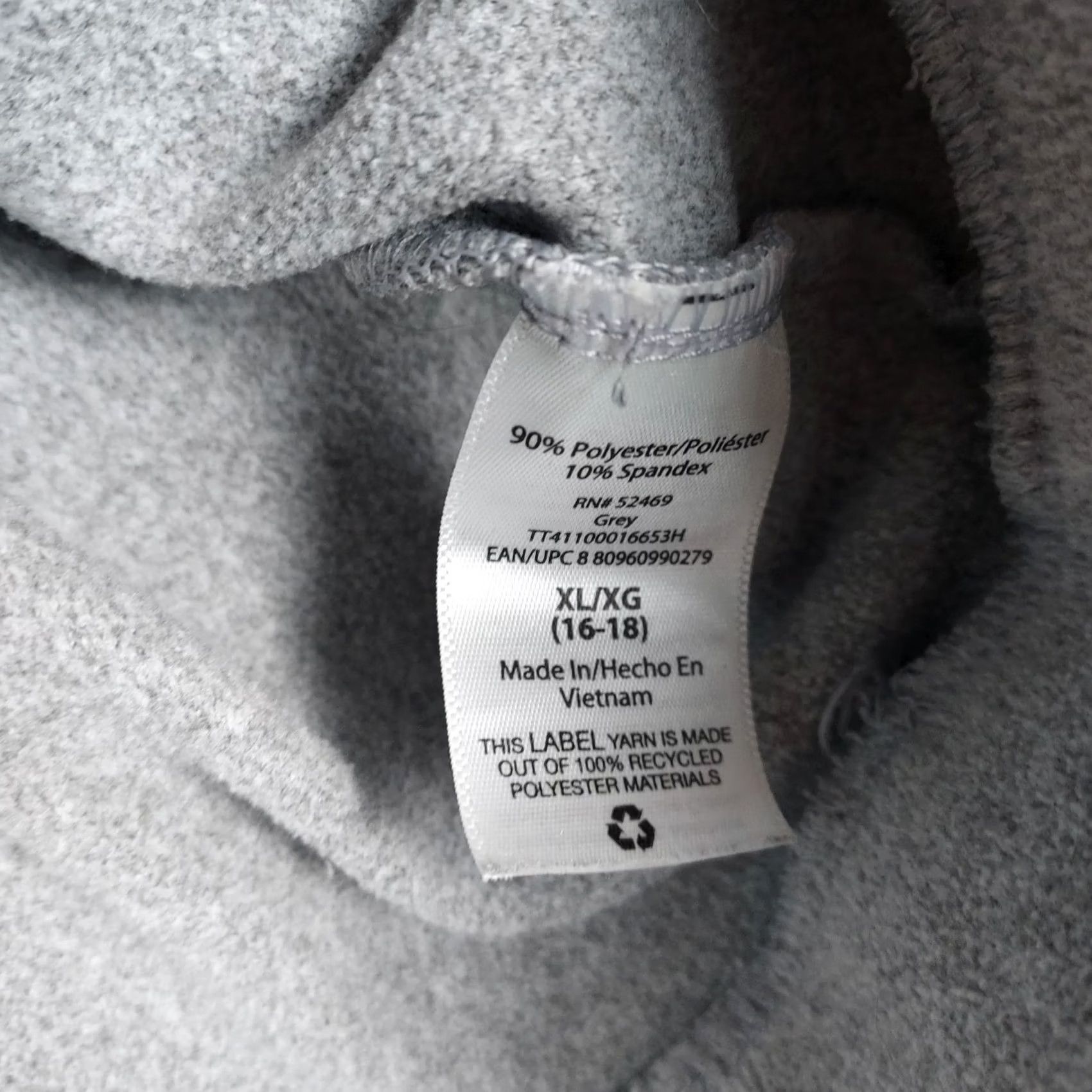 Vintage Time And Tru Womens XL Gray Cowl Neck Pullover Soft Knit Top Shirt Regular Size Weather-Ready Casual Mens? Size XL / US 12-14 / IT 48-50 - 5 Thumbnail