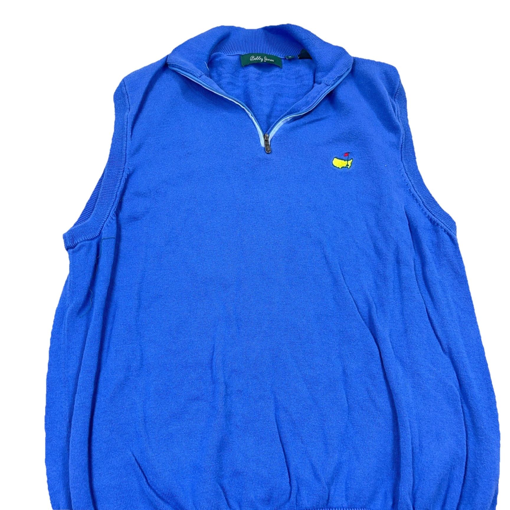 Vintage Bobby Jones The Masters Vest - Men - M - Light Blue - Knit Cotton - Golf Preppy Logo Size US M / EU 48-50 / 2 - 3 Thumbnail