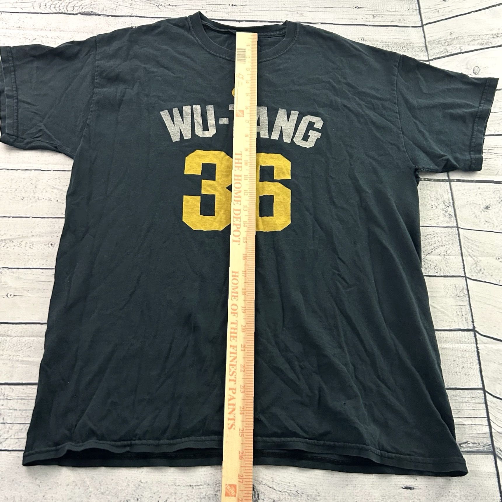 Vintage Wu Tang #36 Ruckus Short Sleeve T Shirt Mens Large Black Size US L / EU 52-54 / 3 - 2 Thumbnail