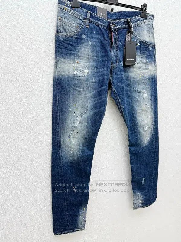 Dsquared2 DSQUARED2 Men's Casual Blue Denim Pants . Size US 34 / EU 50 - 2 Thumbnail