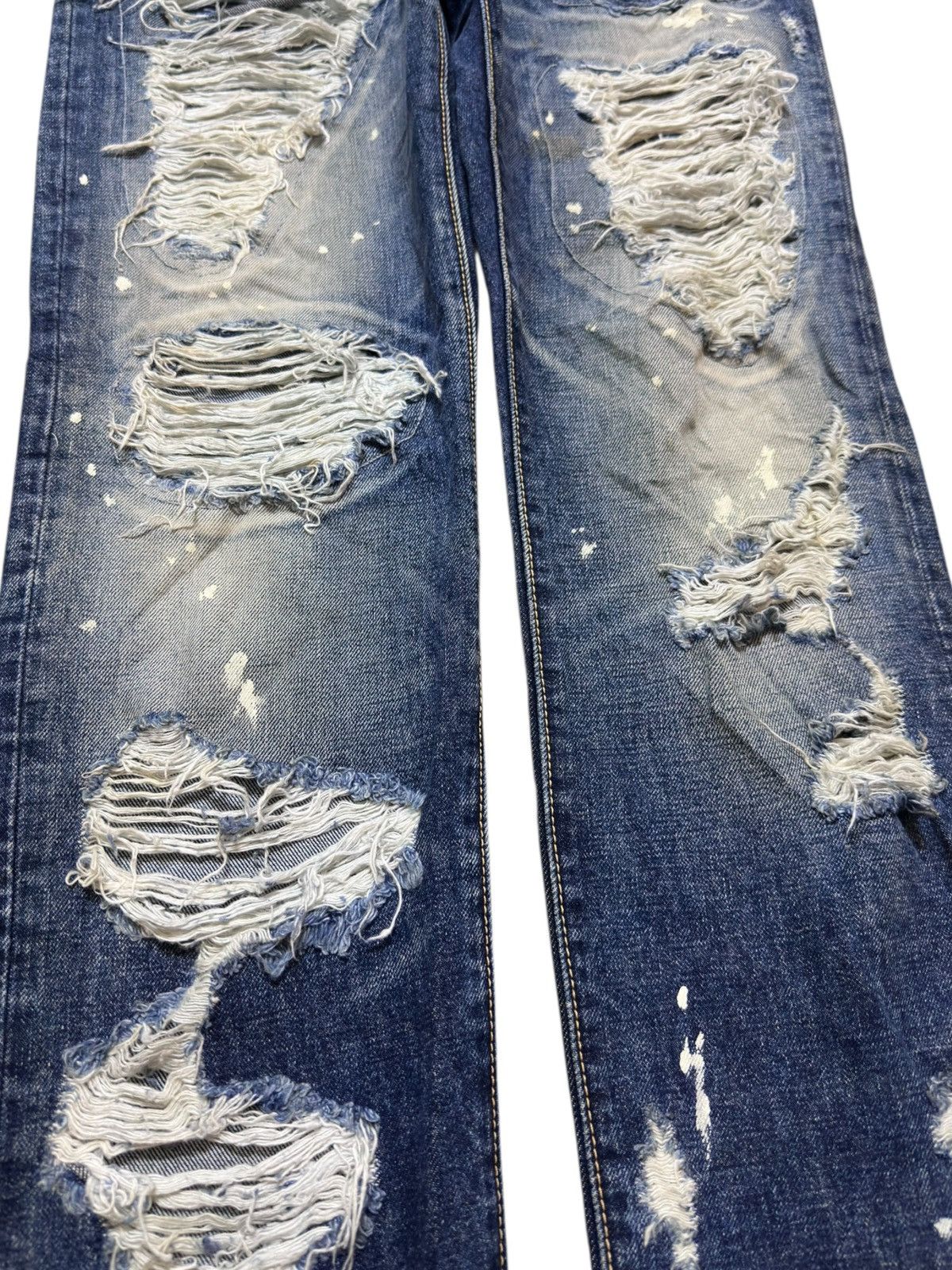Hysteric Glamour Vintage RNA Ripped Grunge Distressed Denim Size US 32 / EU 48 - 3 Thumbnail