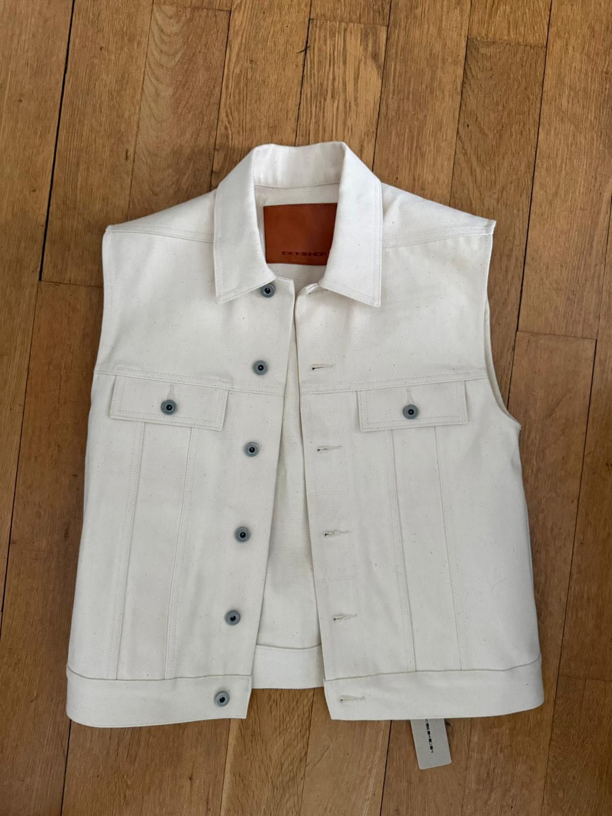 Rick Owens Made in Japan Denim Vest Size US M / EU 48-50 / 2 - 2 Thumbnail
