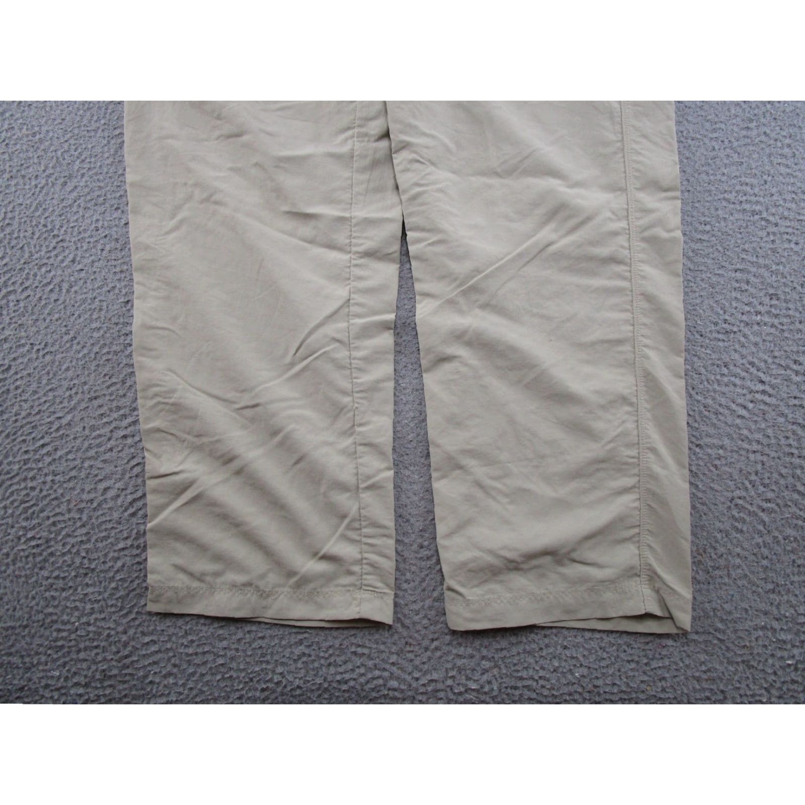 Vintage White Sierra Nylon Convertible Men's Pants XL Inseam 31" Beige Cargo Pocket Straight Regular Summer Spring Fall Clothing Men Size US 36 / EU 52 - 2 Thumbnail