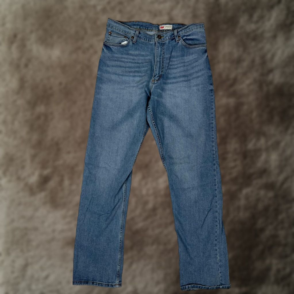 Wrangler VINTAGE Wrangler Jeans Mens 34x34 Blue Straight Fit Denim Cowboy Rodeo Size US 34 / EU 50 - 1 Thumbnail