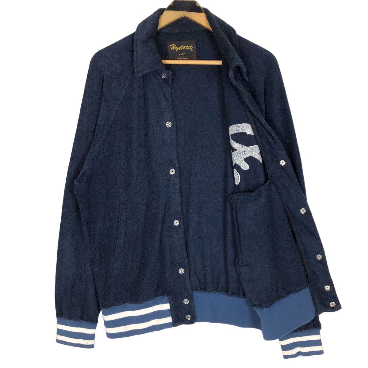 Hysteric Glamour Vintage Hysteric Glamour Stadium Jacket Button Up Sweater Size US L / EU 52-54 / 3 - 8 Thumbnail