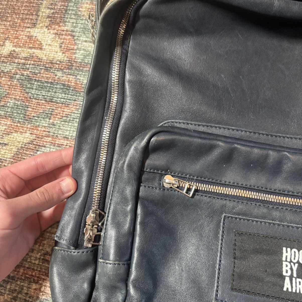 Hood By Air HBA Black Leather Messanger Bag Zippers Size ONE SIZE - 3 Thumbnail